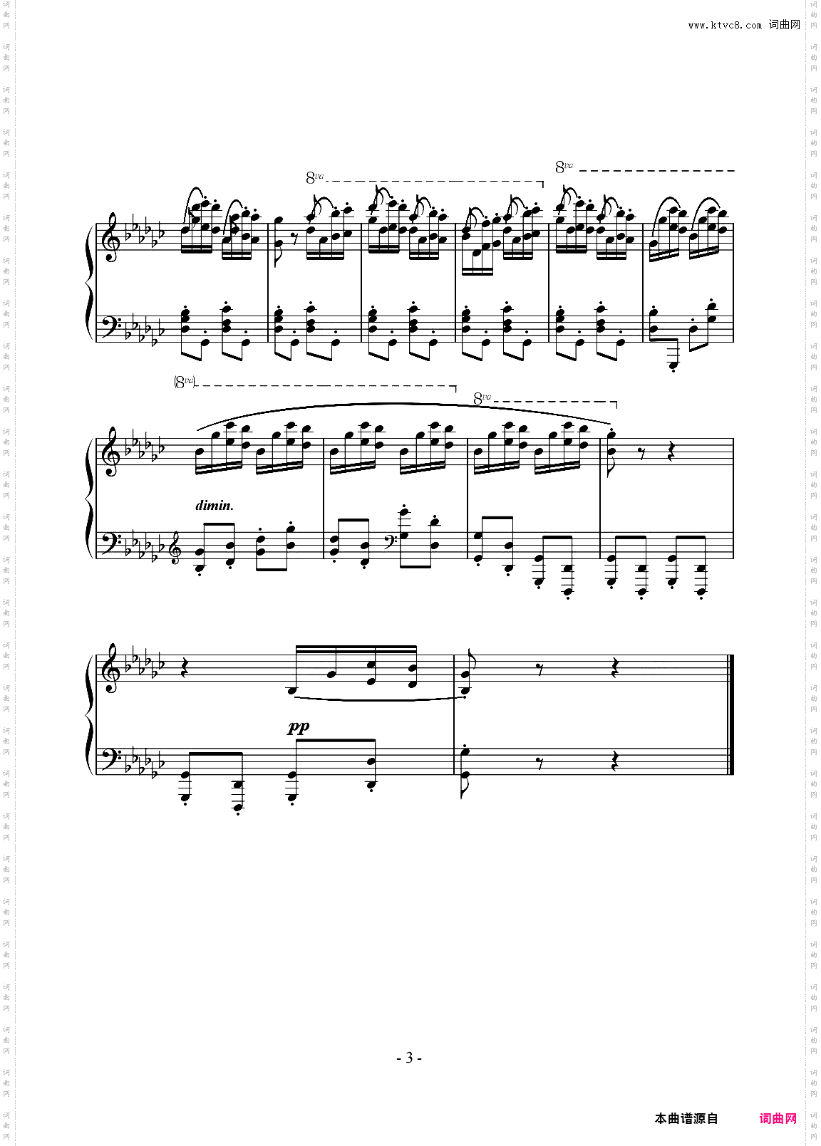 肖邦练习曲OP·25 No·9