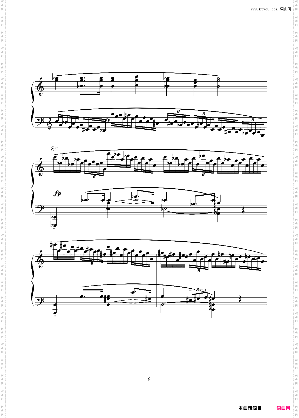 肖邦练习曲OP·25 No·11 冬风