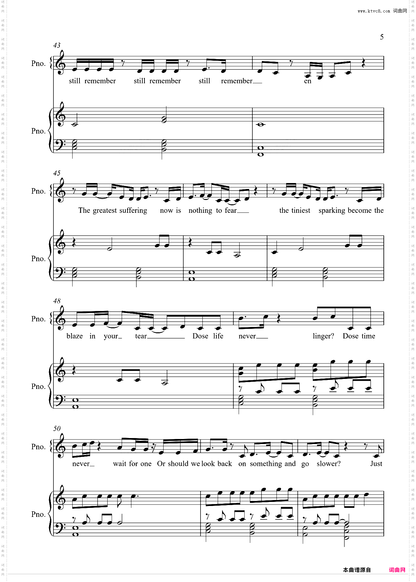 《Some Said Some》-于娜懿-原调-钢琴弹唱版