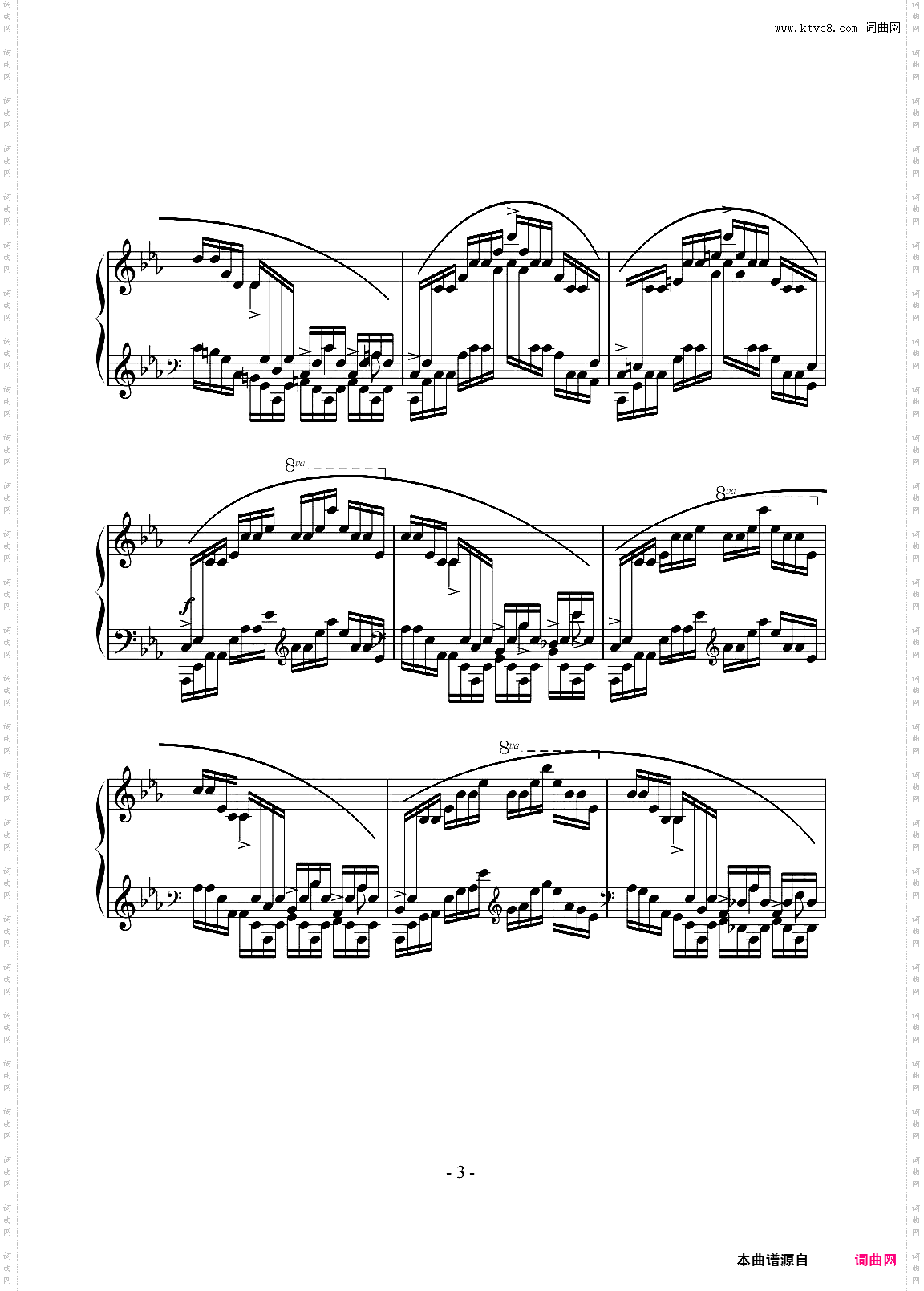 肖邦练习曲OP·25 No·12