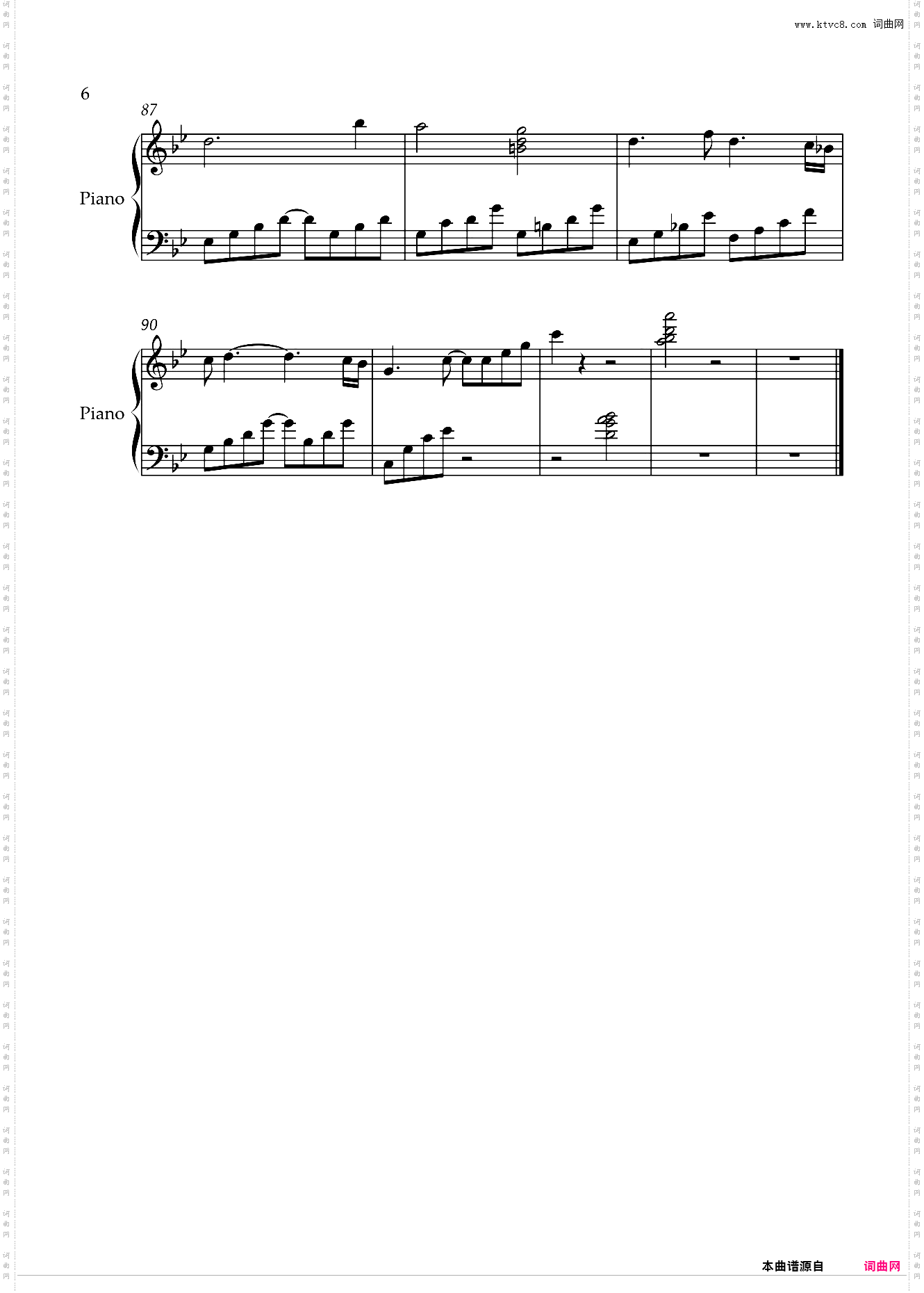 醉赤壁钢琴独奏谱