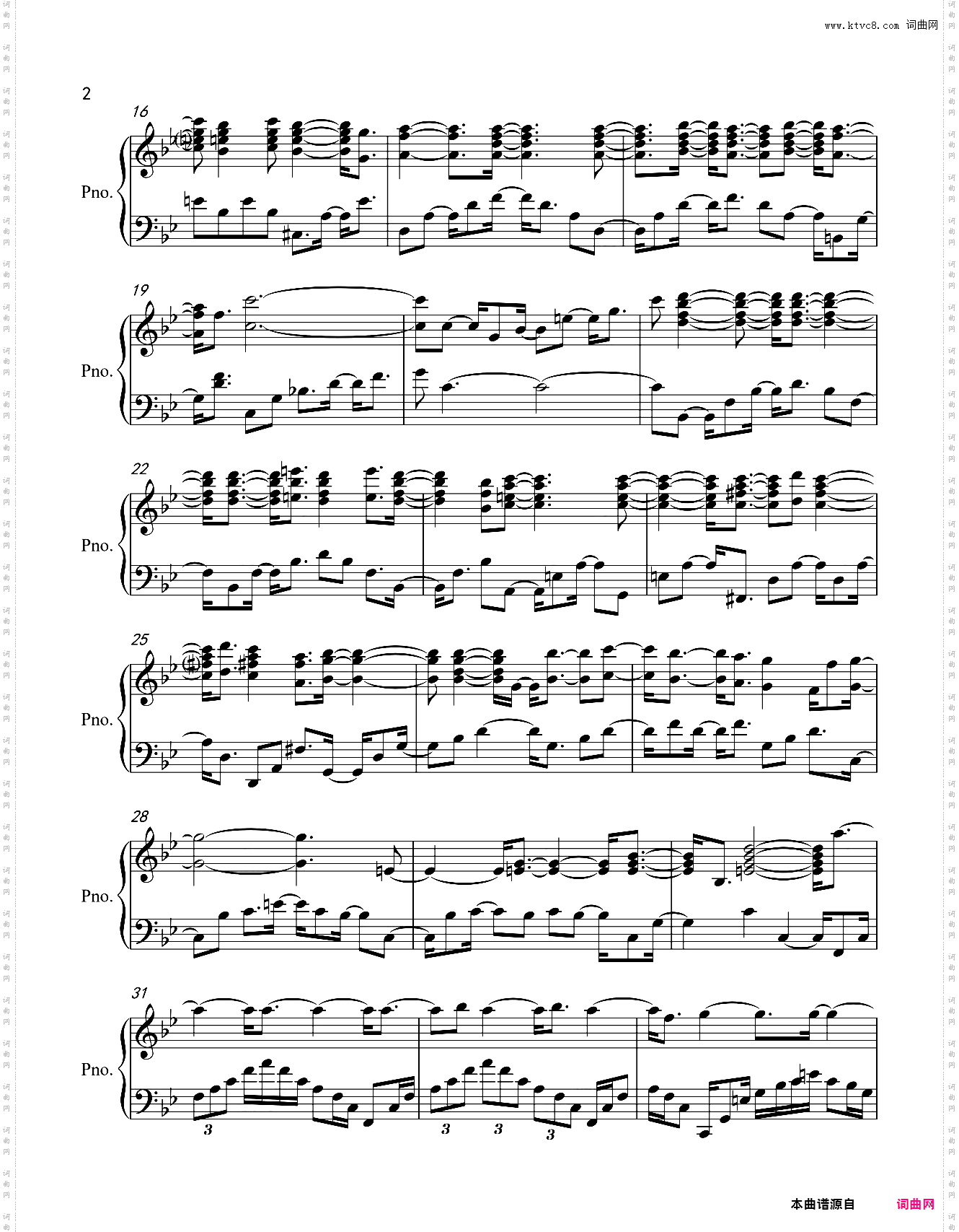 淡紫色的花束-理查德克莱德曼