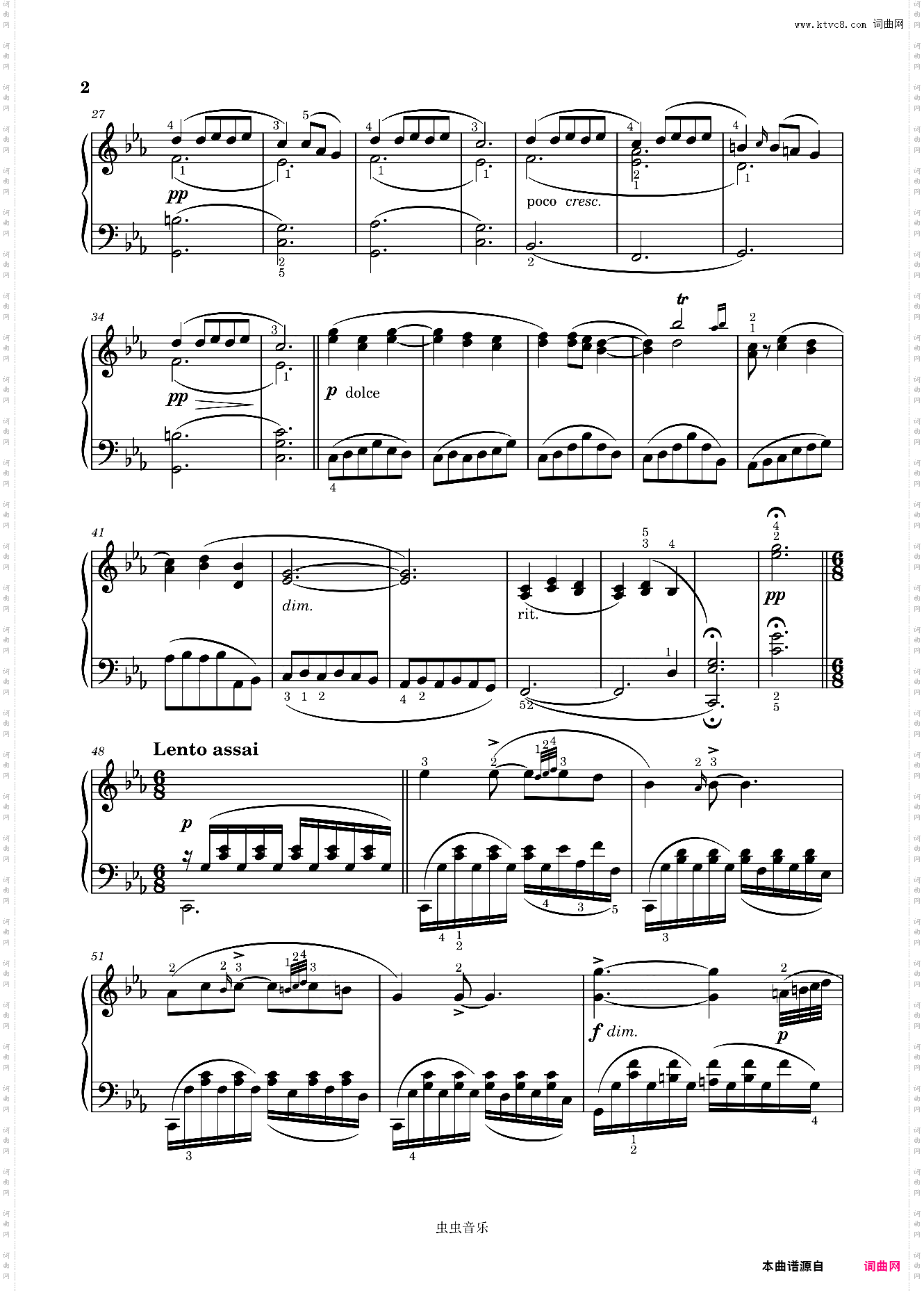 西班牙随想曲Op· 39,No·2SPANISH DANCE - ORIENTAL-恩里克·格拉纳多斯Enrique Granados