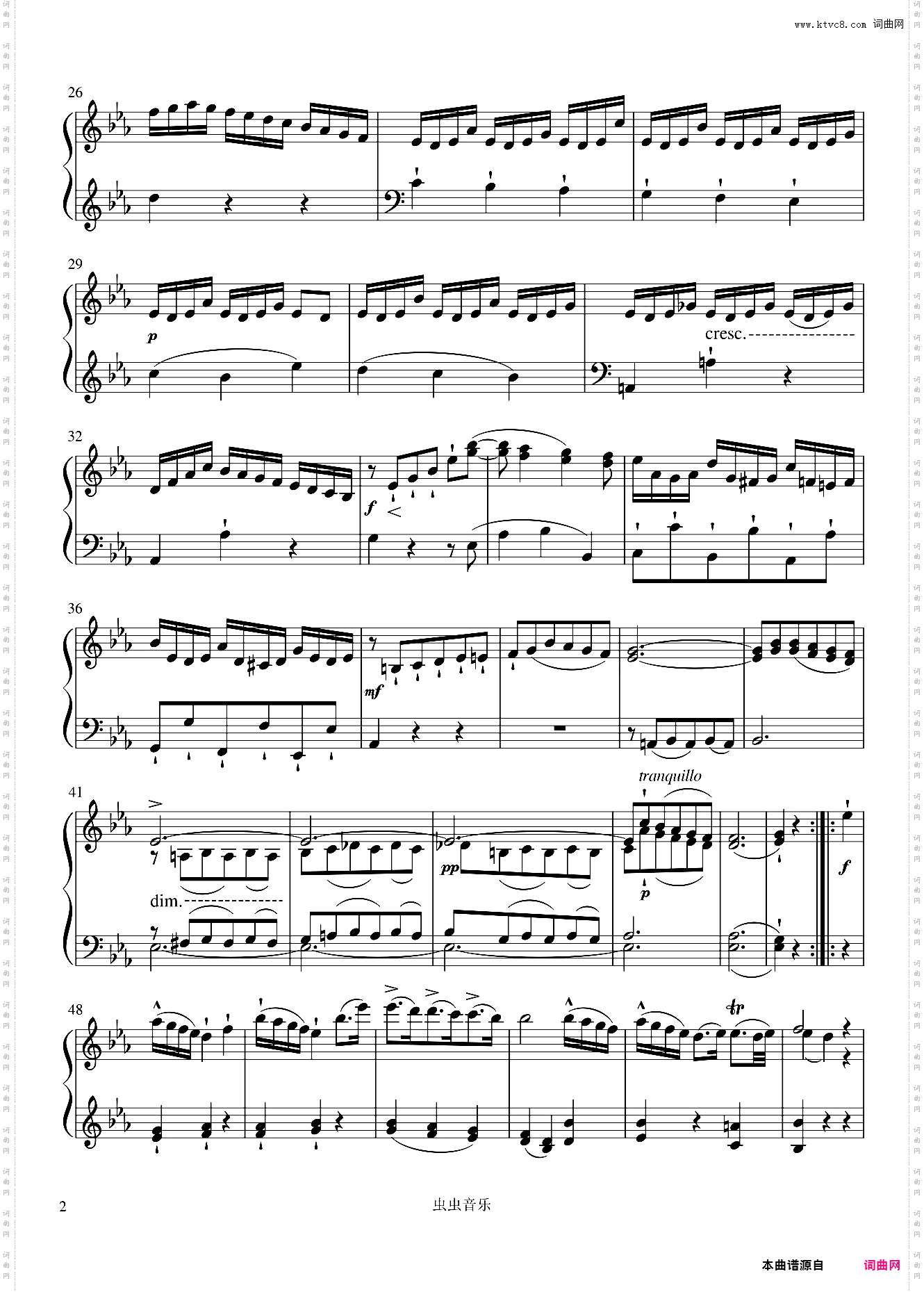 Hob·XVI/20,奏鸣曲第三乐章,海顿