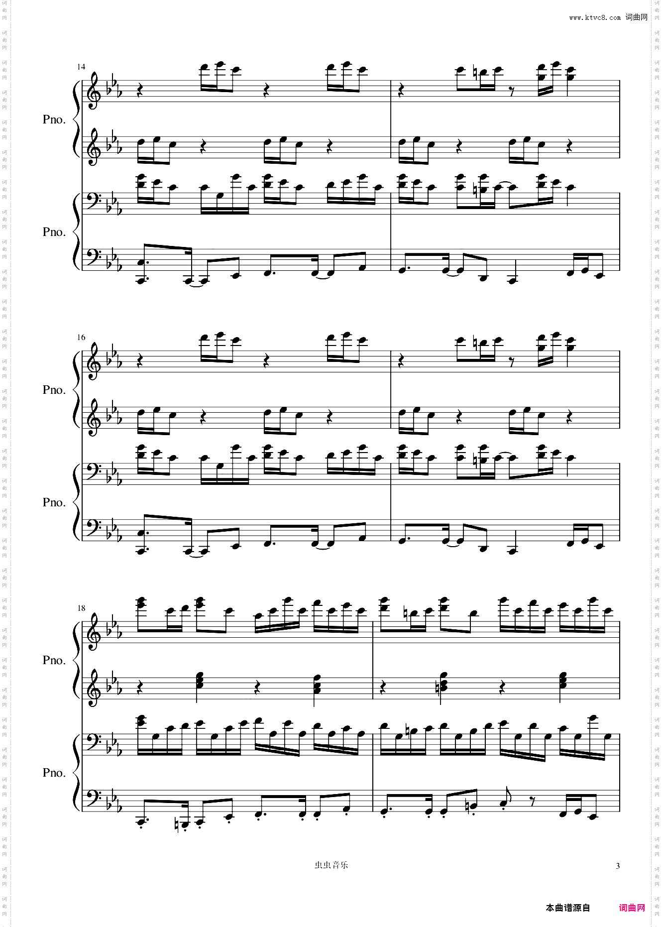 克罗地亚狂想曲四手联弹Croatian Rhapsody