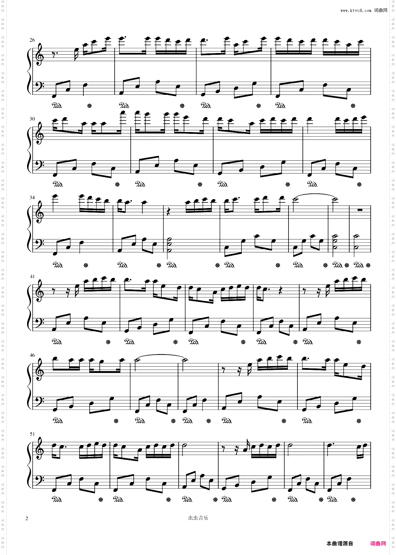 失恋无罪//黄丽玲-C调简单易上手