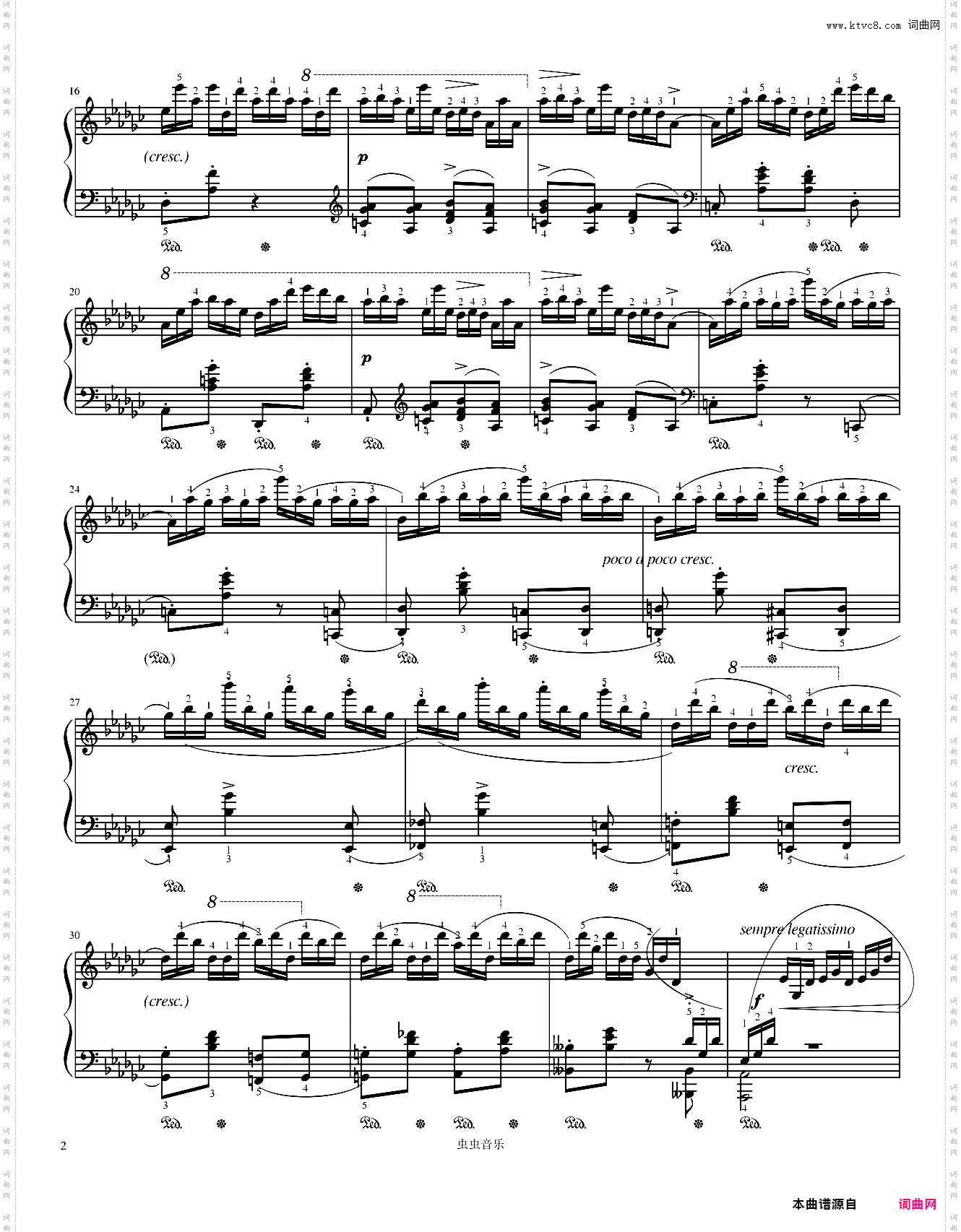 Etudes, Op·10 No·5 in G flat-Chopin 肖邦练习曲 黑键练习曲 肖邦降G大调练习曲 作品10第五首第五号Black Keys