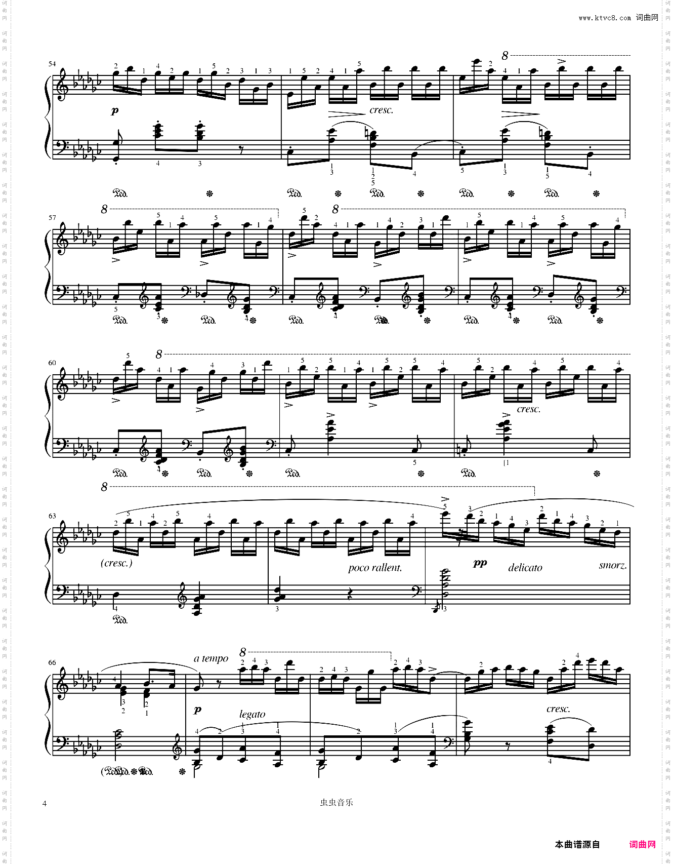 Etudes, Op·10 No·5 in G flat-Chopin 肖邦练习曲 黑键练习曲 肖邦降G大调练习曲 作品10第五首第五号Black Keys