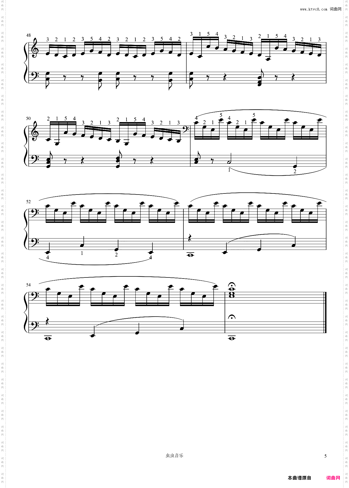 Op· 299-No· 8——车尔尼《钢琴快速练习曲》