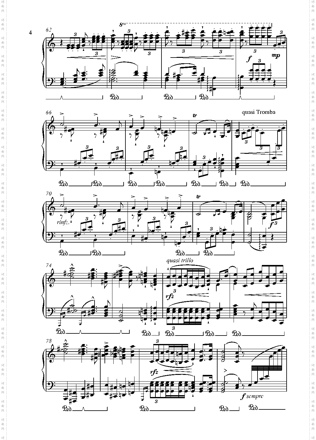 Hochzeitsmarsch und Elfenreigen s410 婚礼进行曲