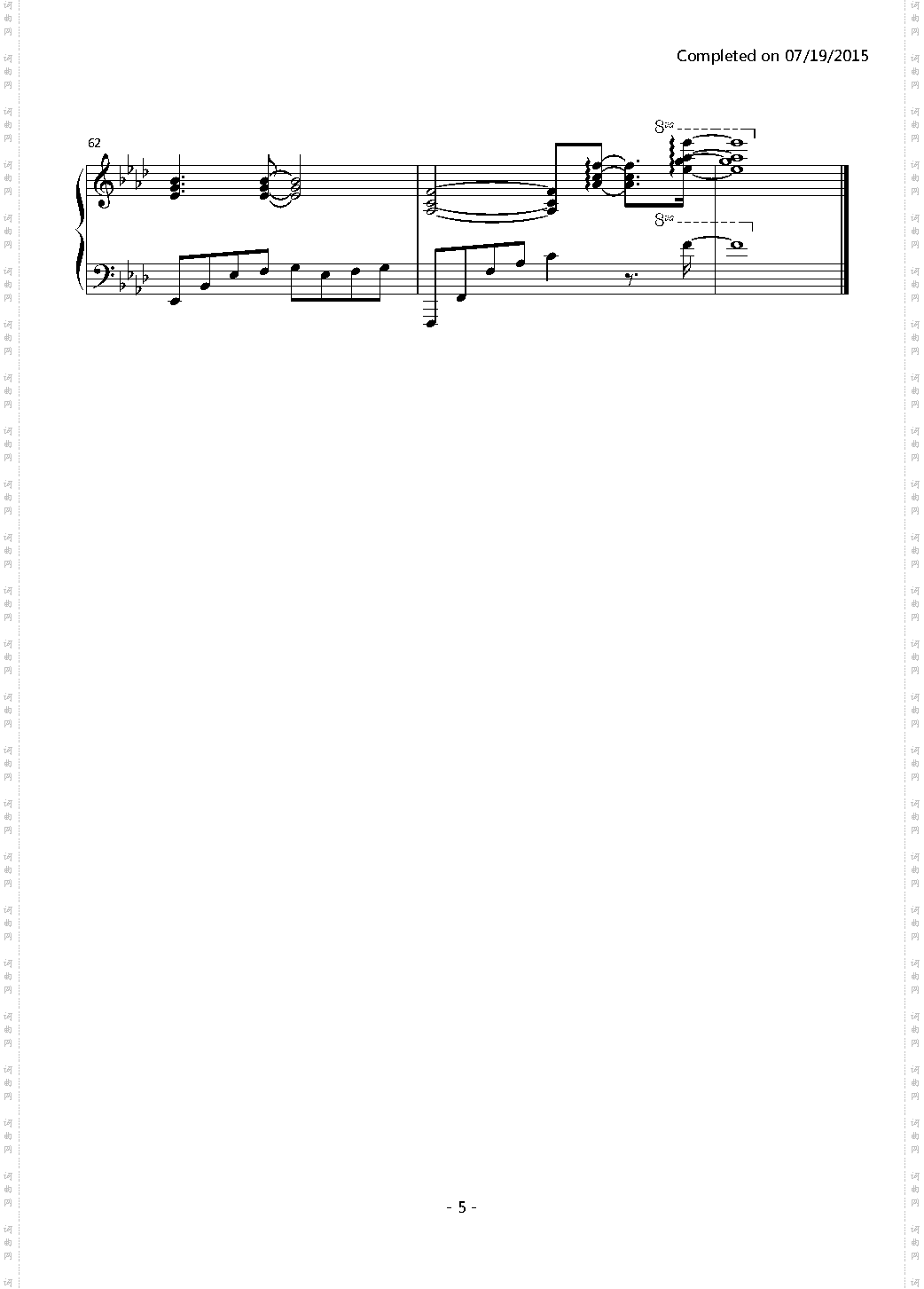 【夏洛特】OST-Bravely You -Piano ver·