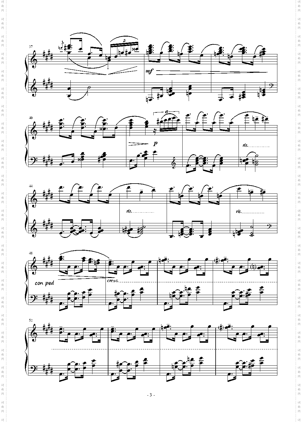 Waltz in B flat minor