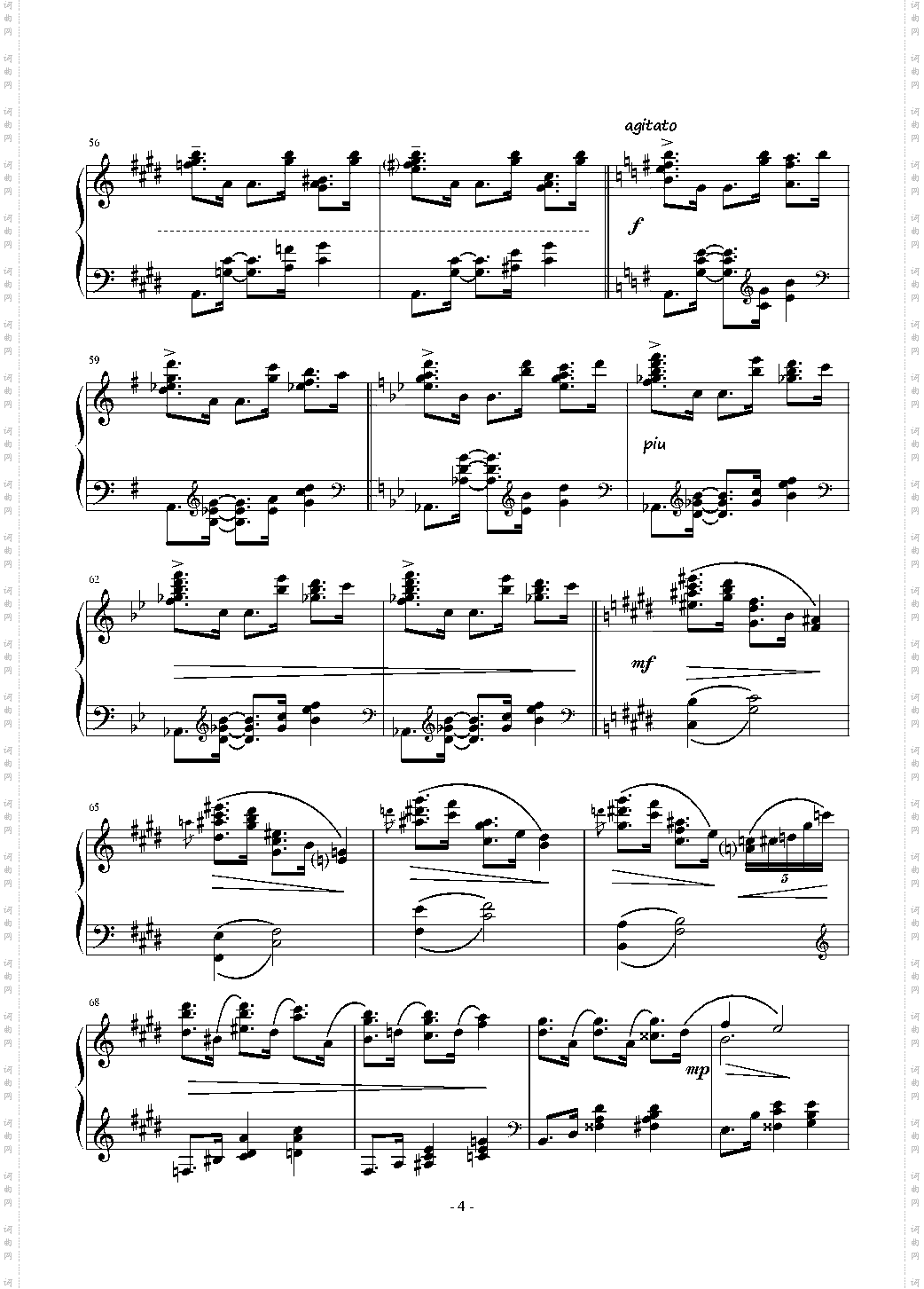 Waltz in B flat minor
