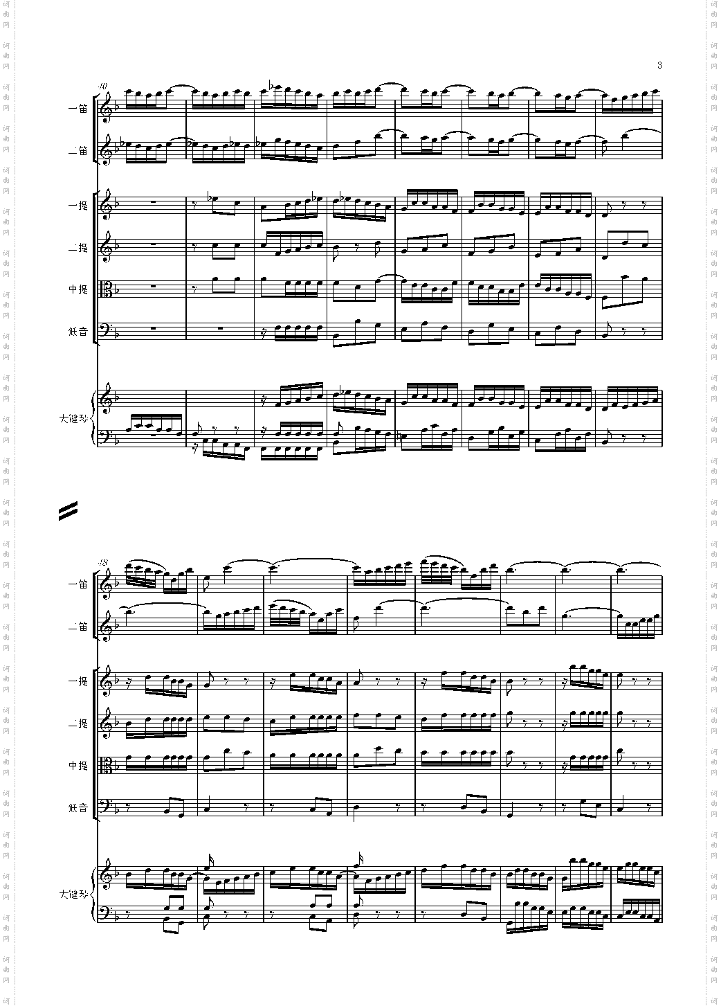 F大调第六号钢琴协奏曲 第一乐章