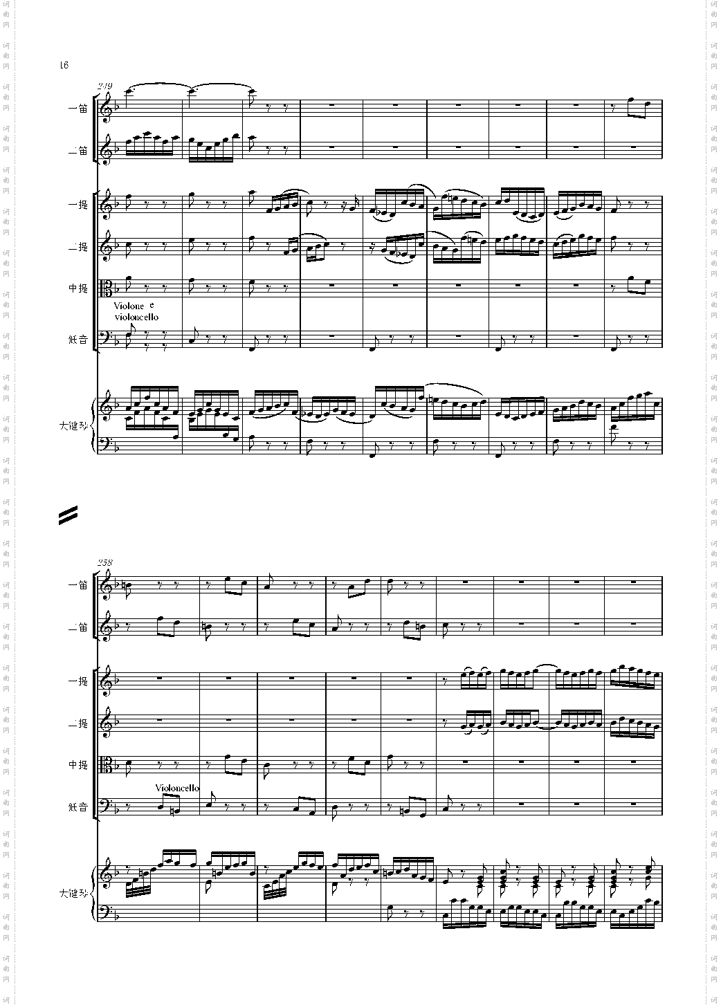 F大调第六号钢琴协奏曲 第一乐章