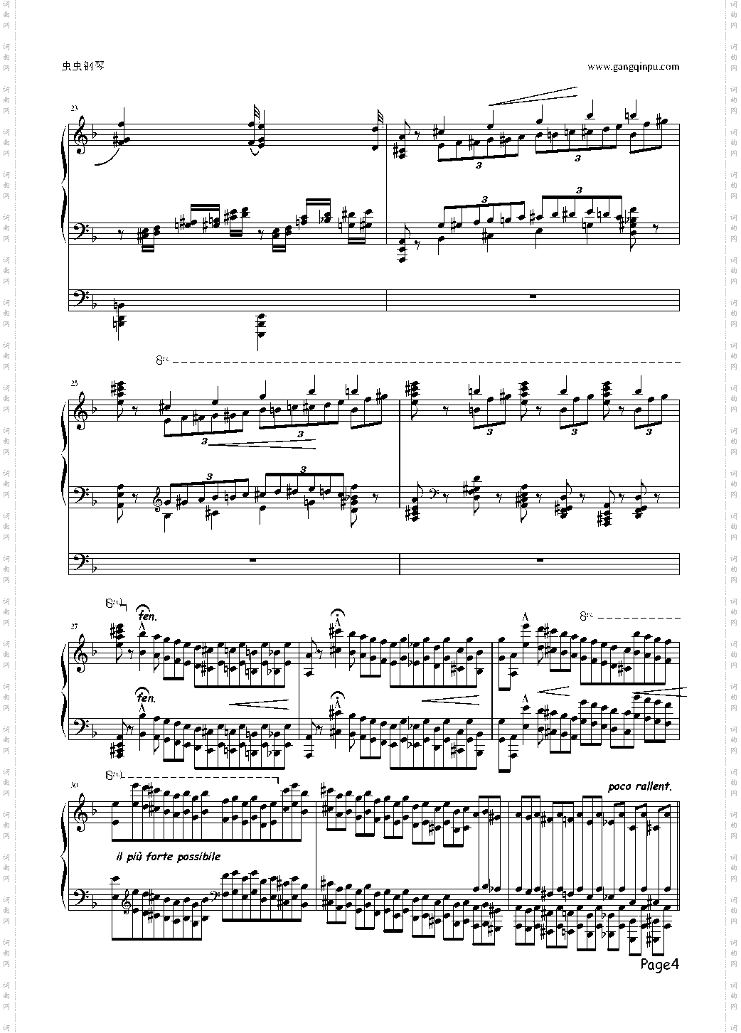 Etudes d***ution transcendante No·4 Mazeppa