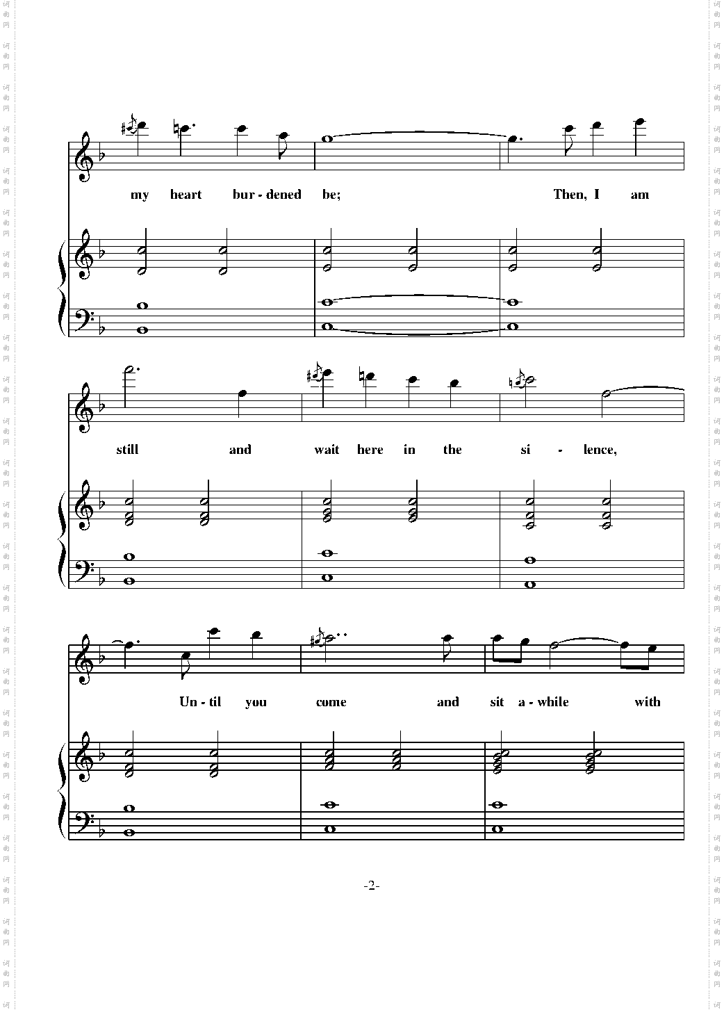 you raise me up弹唱谱