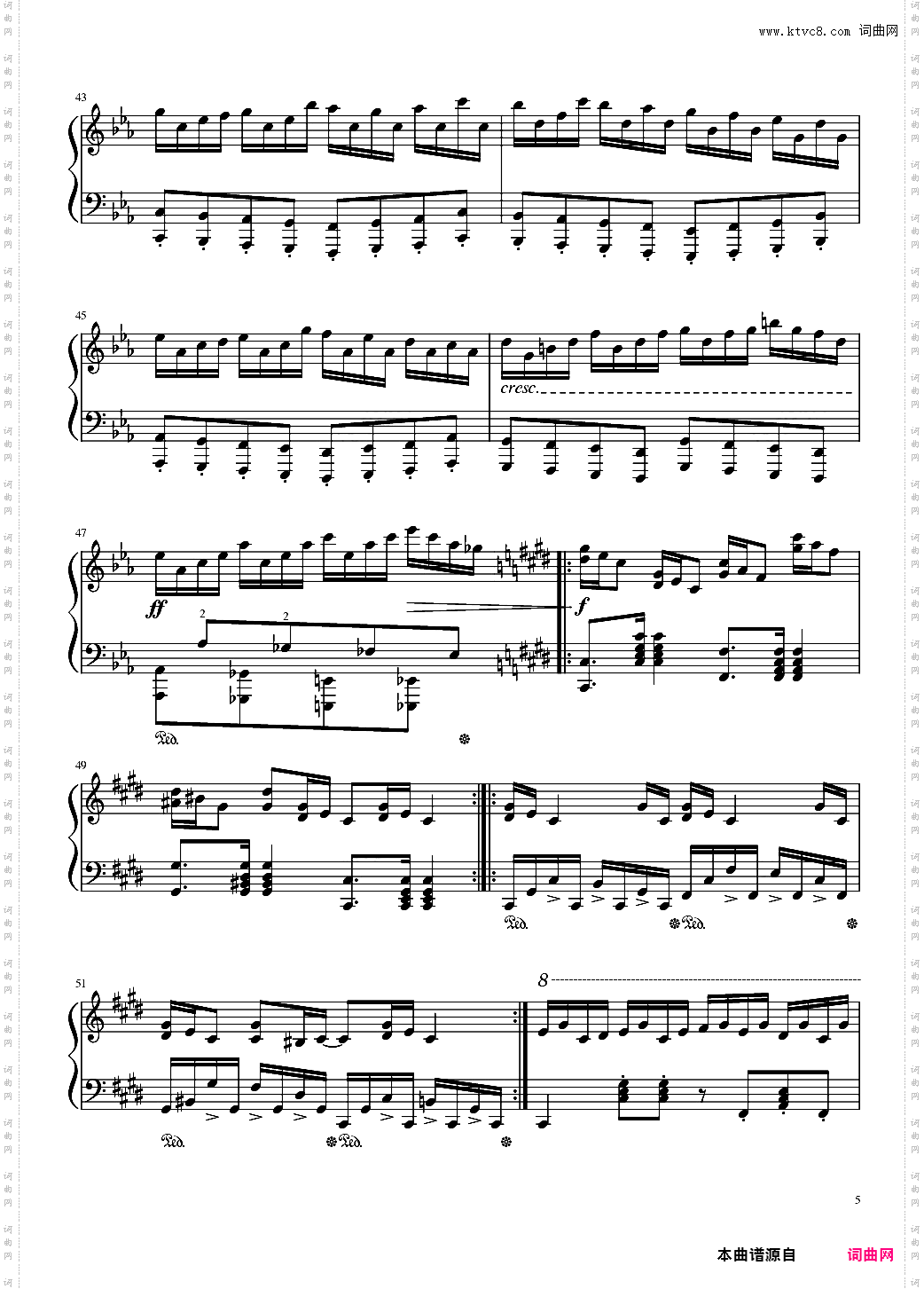 【表演级】克罗地亚狂想曲-练习曲