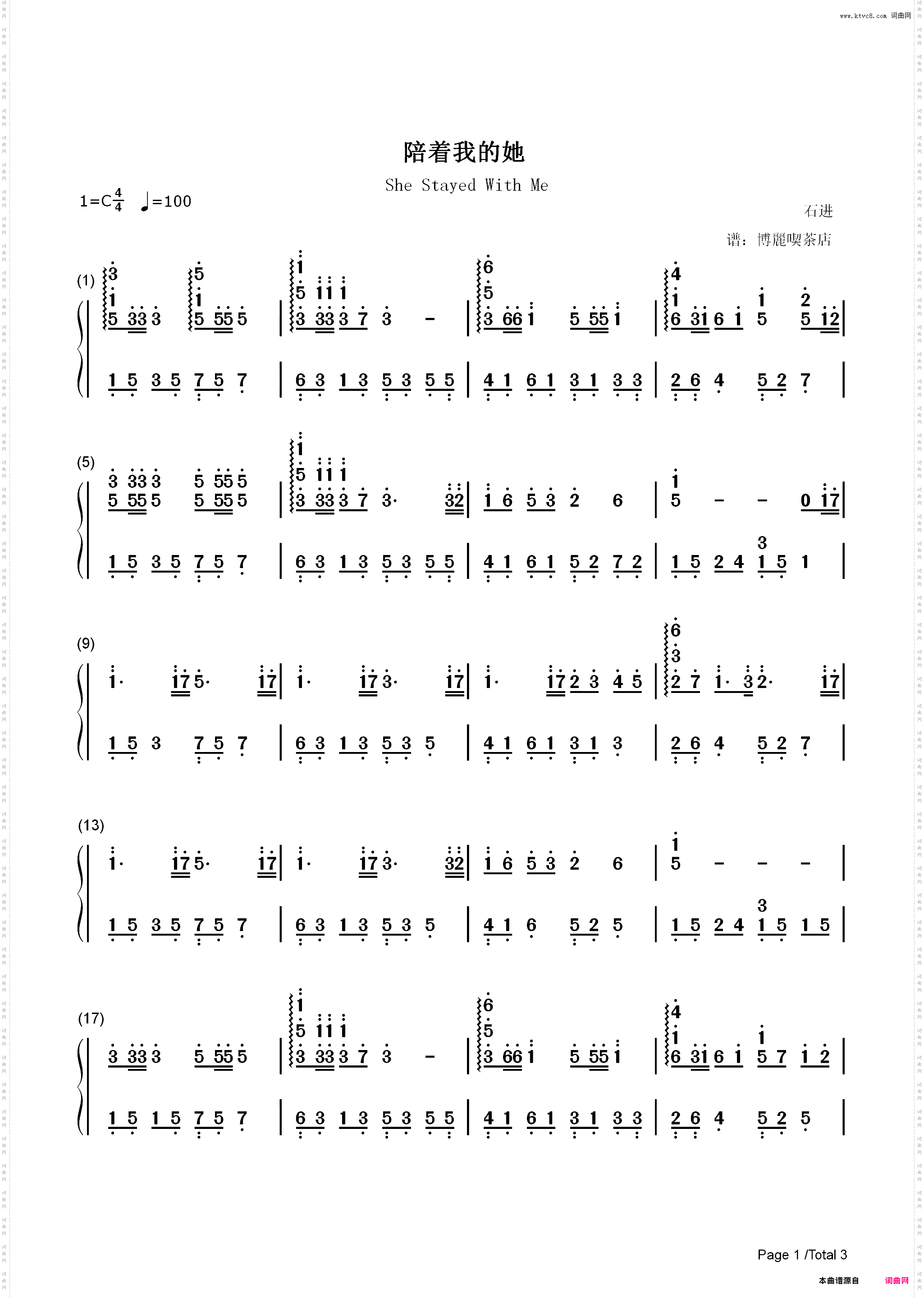 陪着我的她-石进