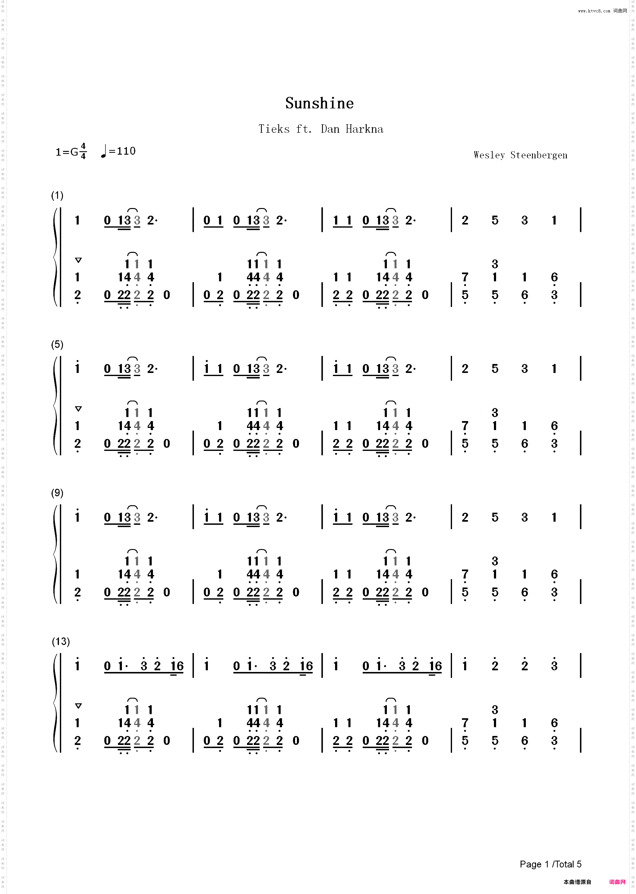 Sunshine-Tieks ft Dan Harkna