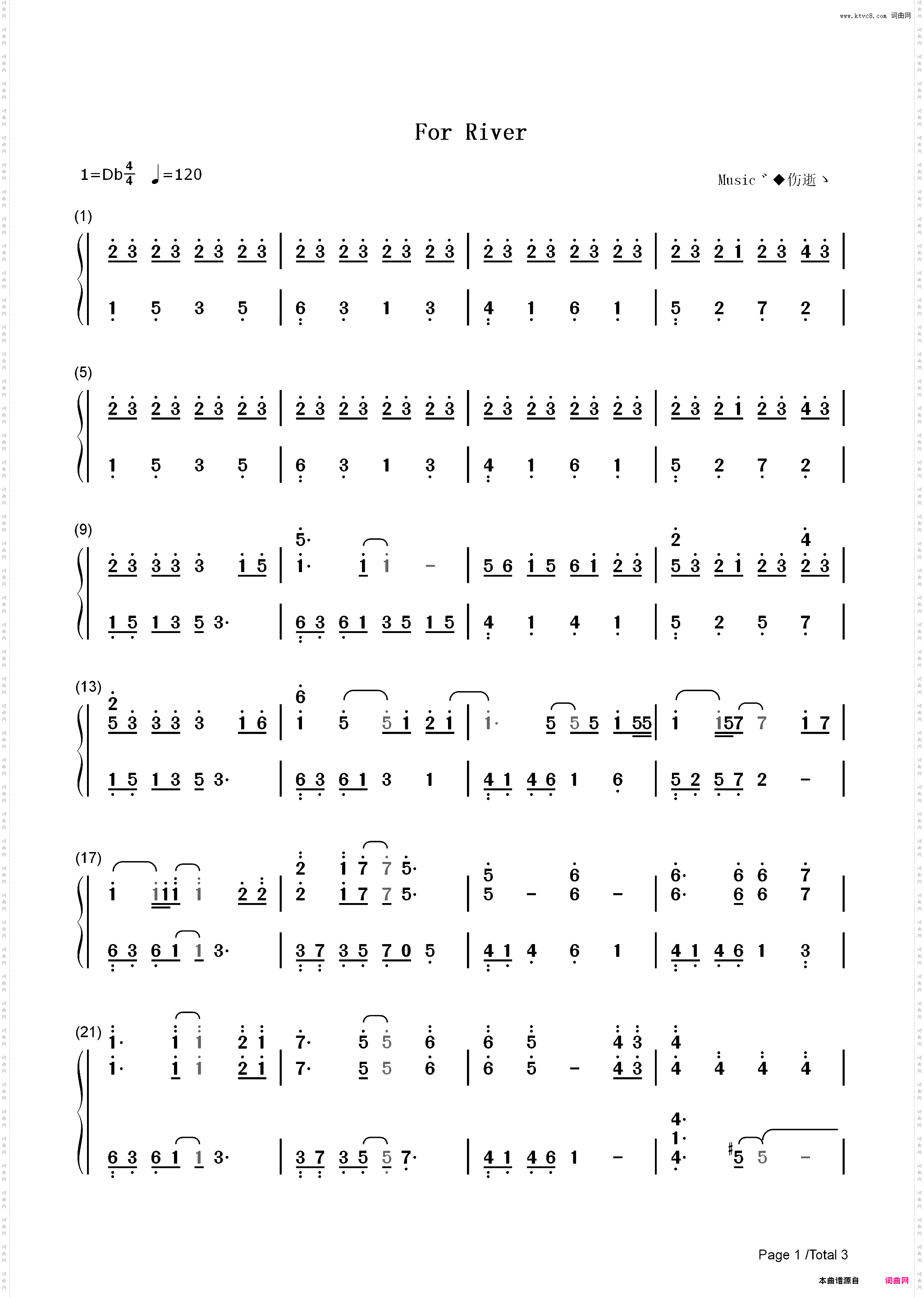 For River-To The Moon主题曲