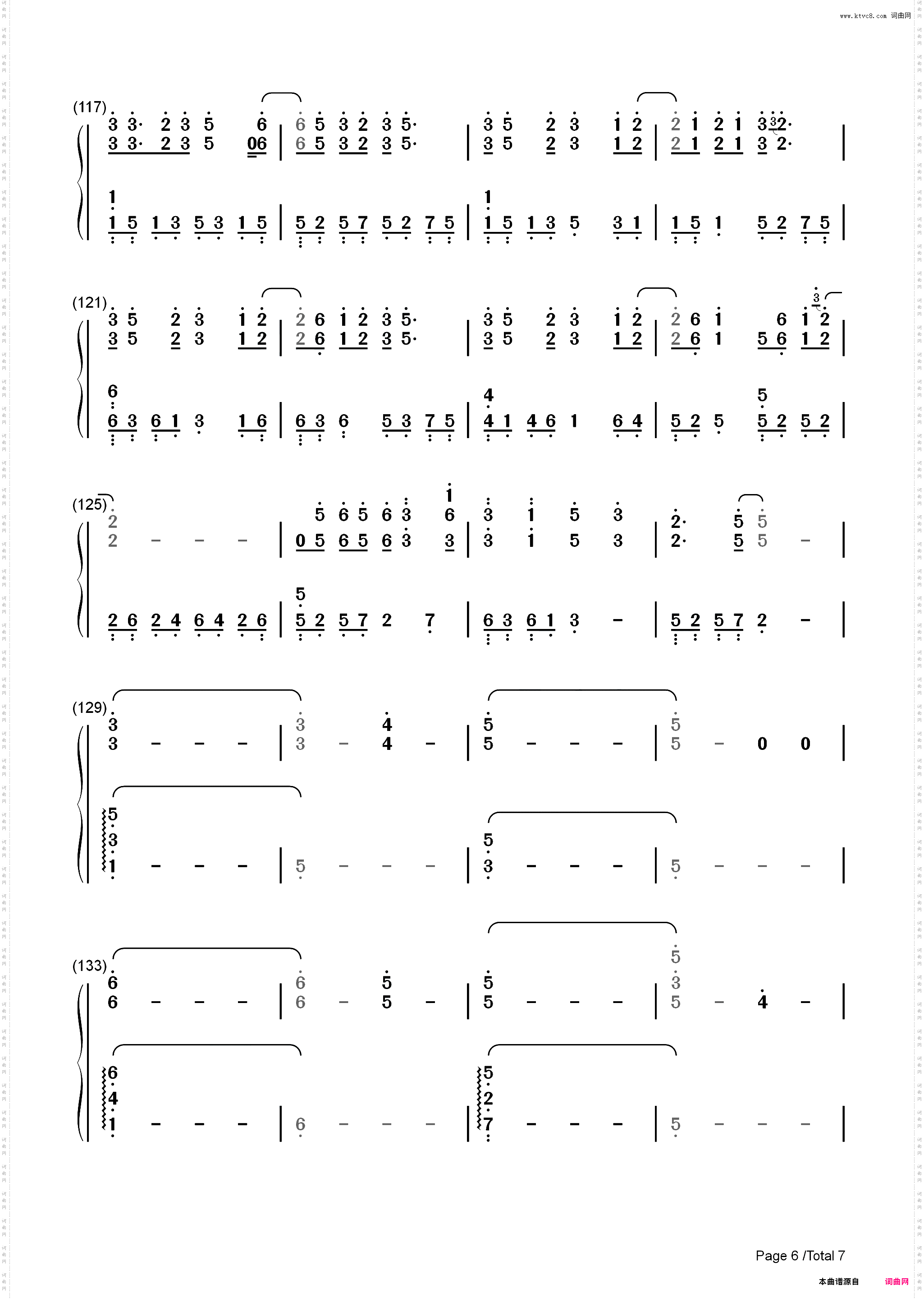 重启-重启之极海听雷主题曲_简谱版