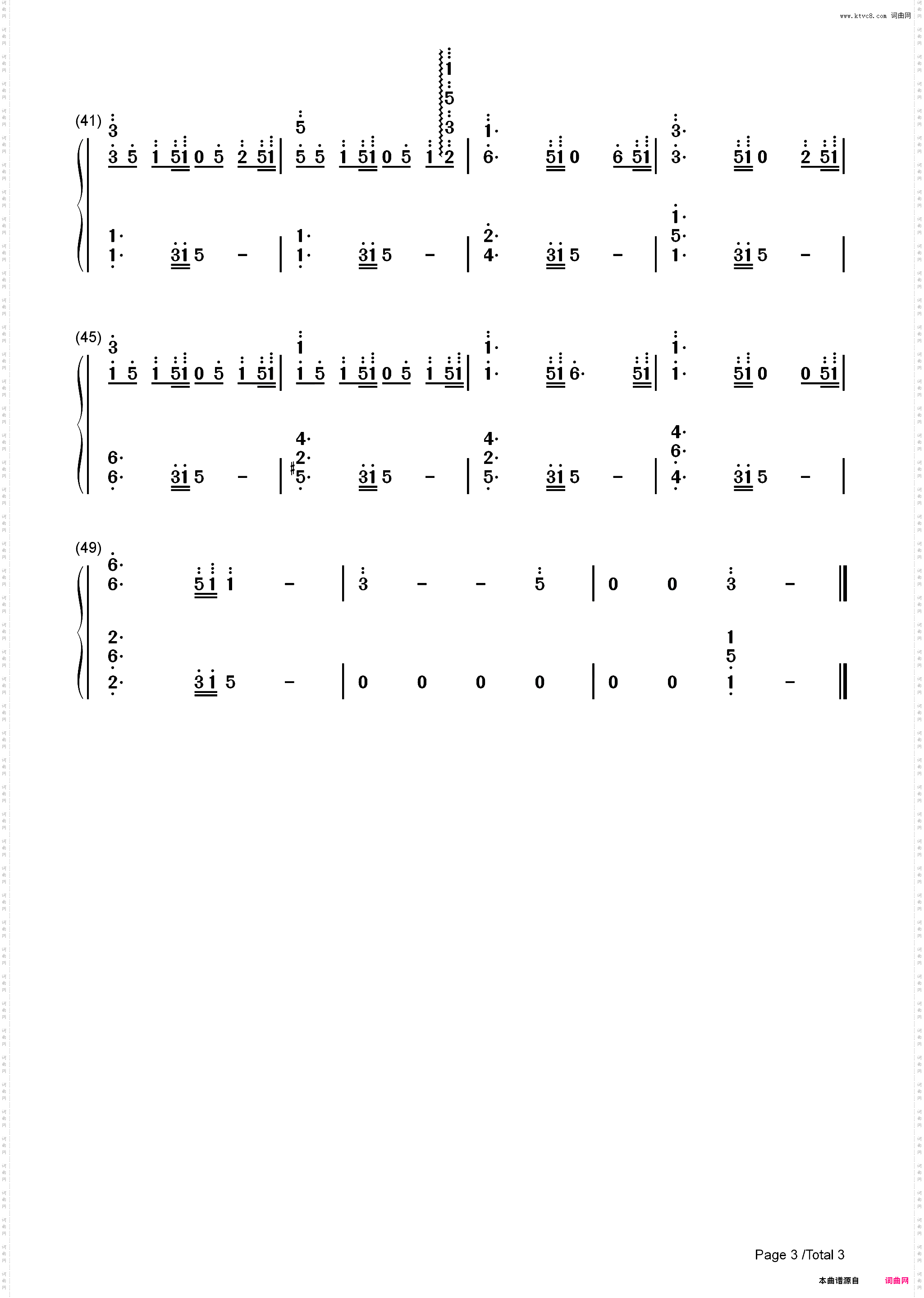 Mice on Venus-我的世界BGM_简谱版