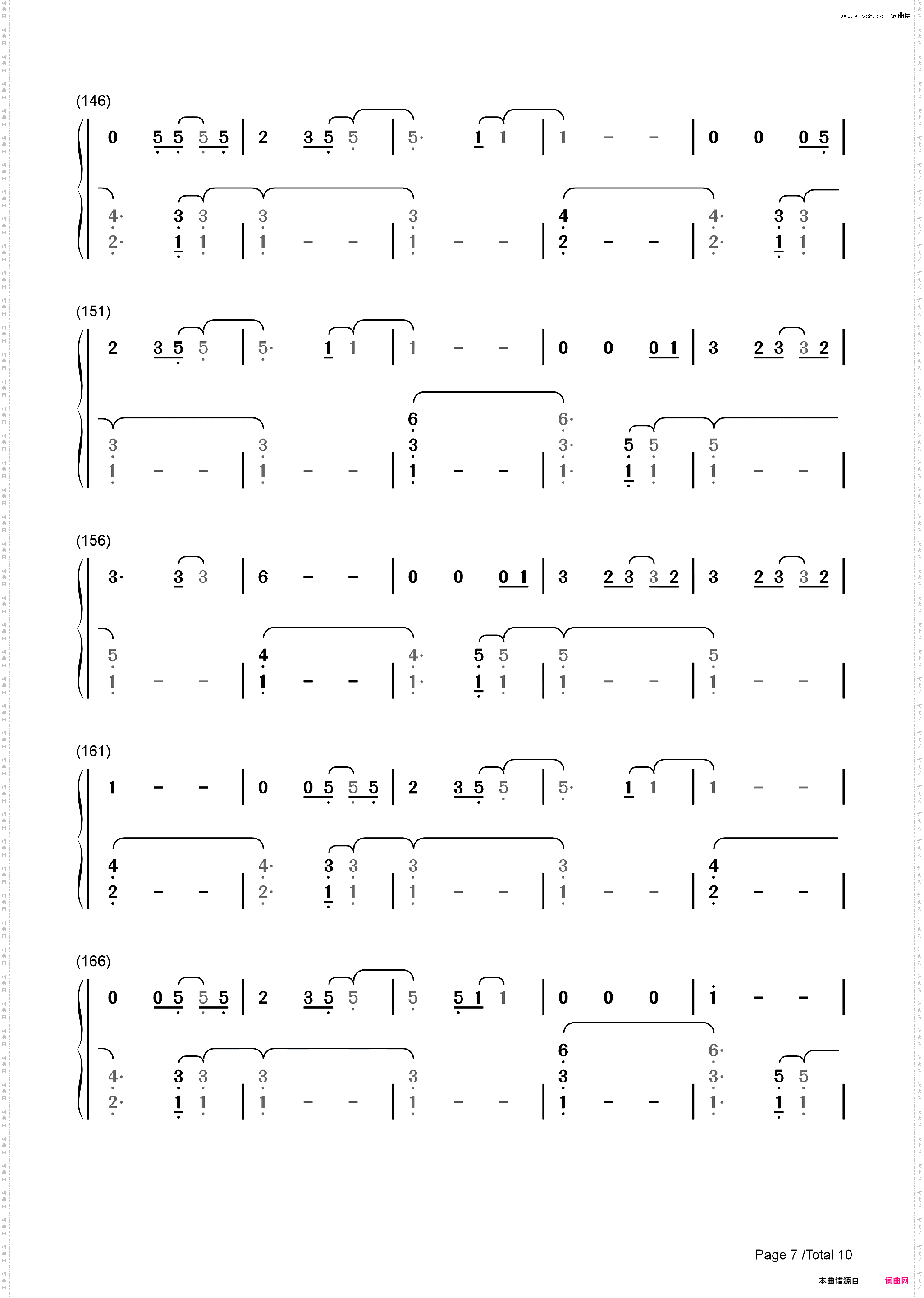 The 1-Taylor Swift_简谱版