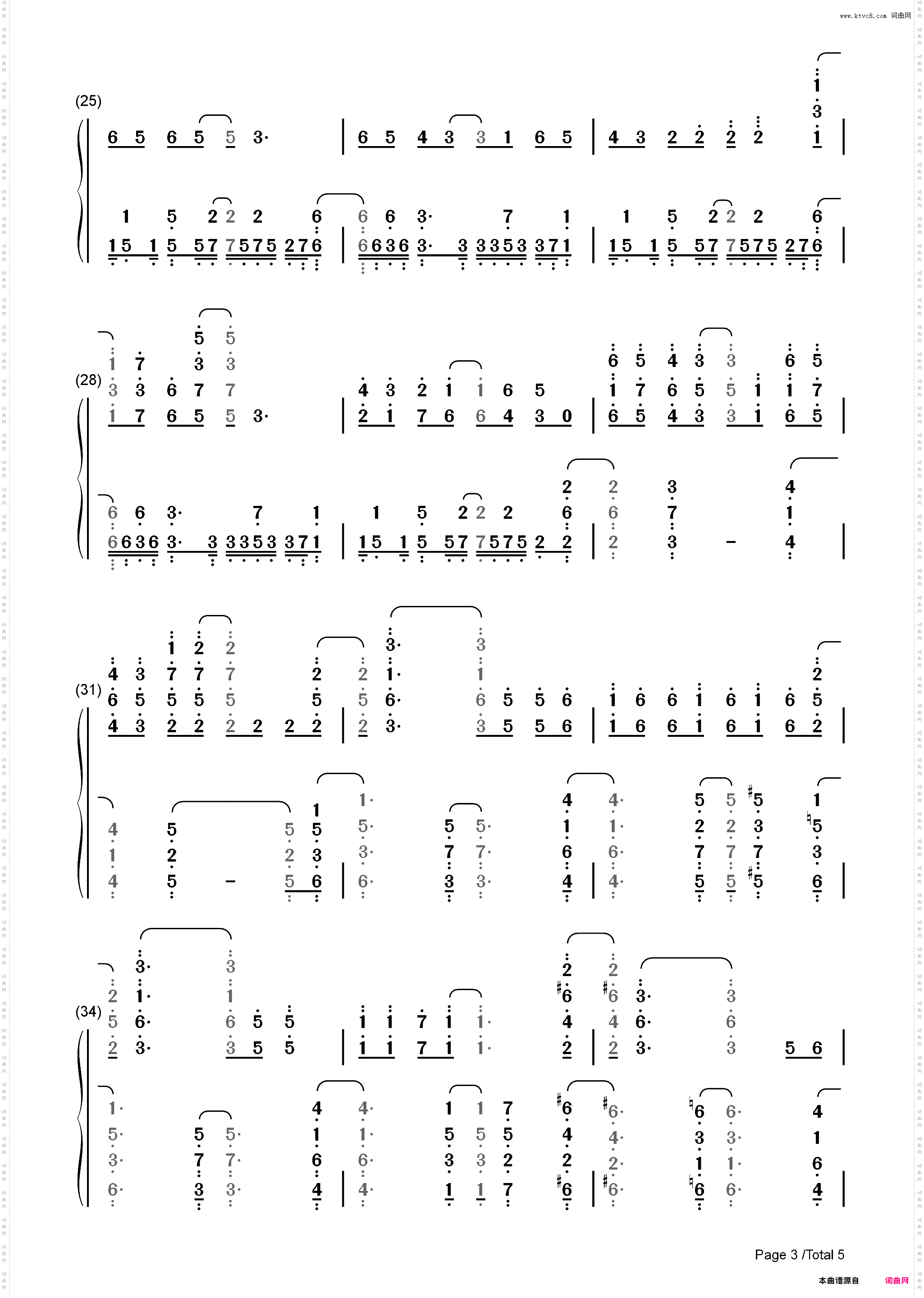 Force-境界触发者第二季片头曲_简谱版