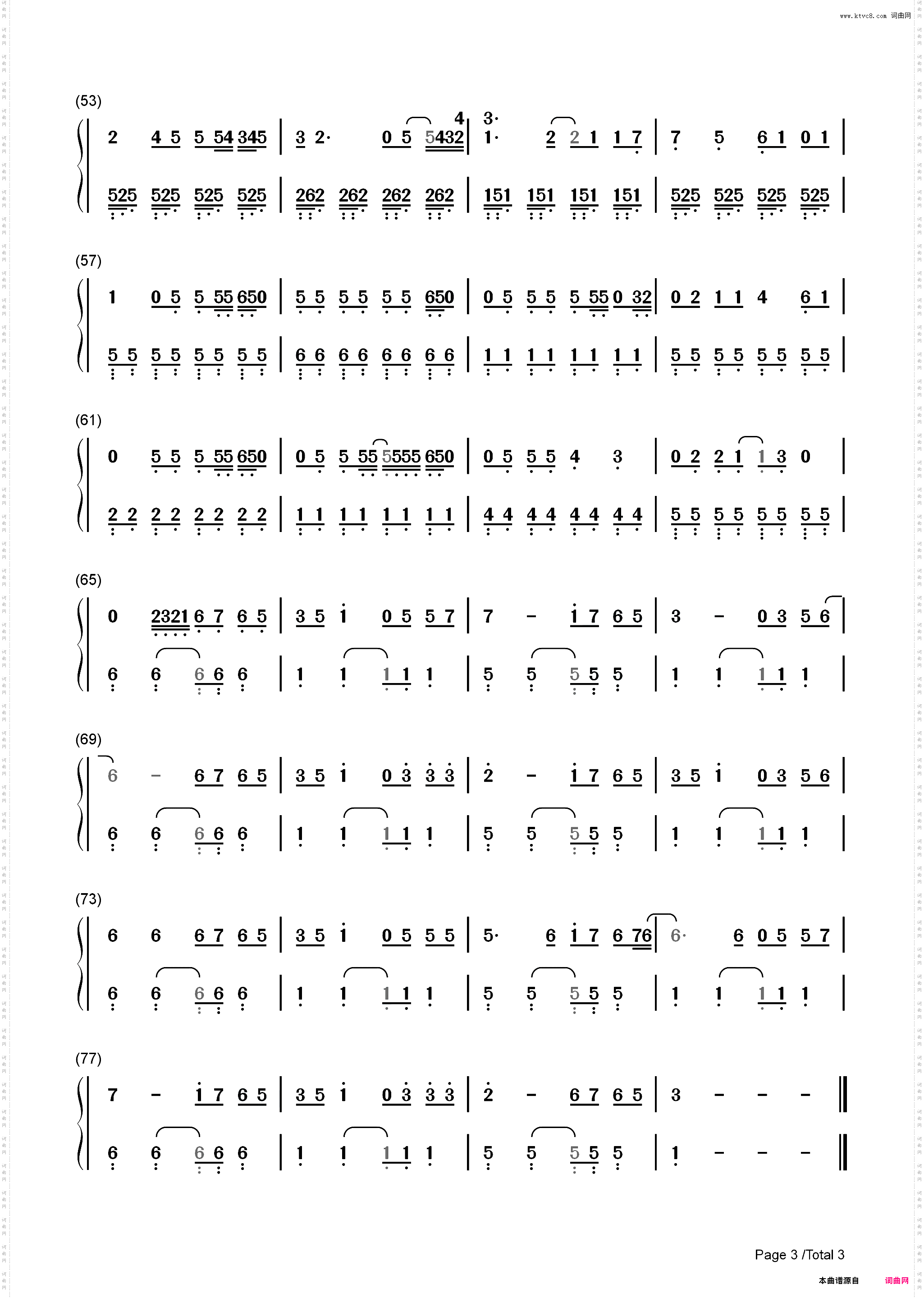 Seven-Taylor Swift_简谱版