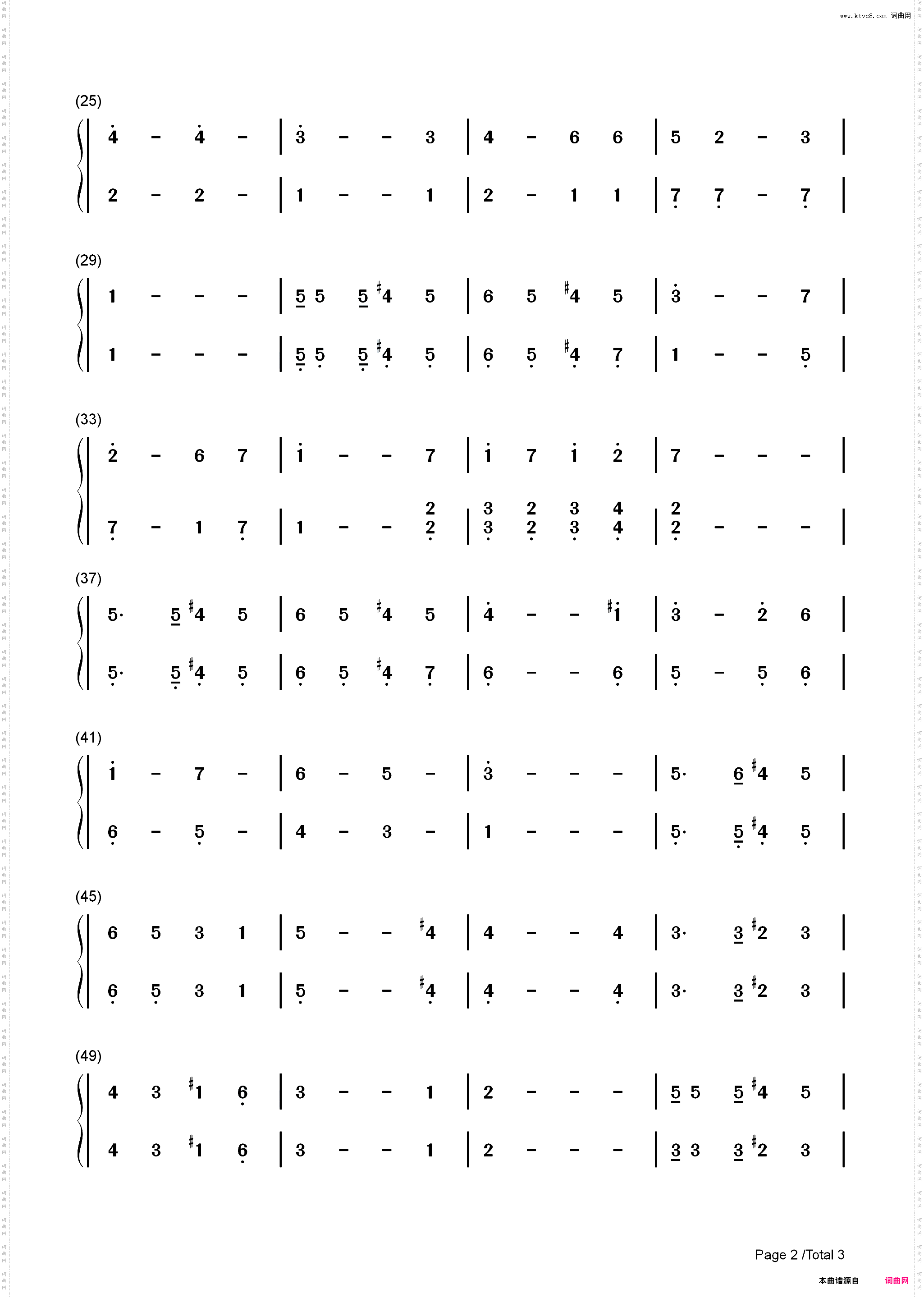 Mele Kalikimaka-Merry Christmas-圣诞歌曲-简单版_简谱版