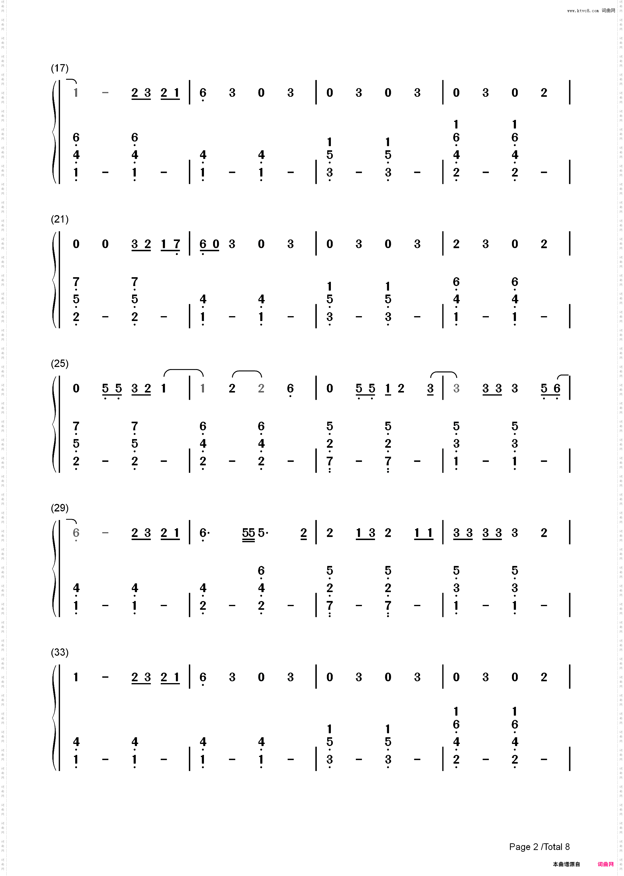 Cowboy Like Me-Taylor Swift_简谱版