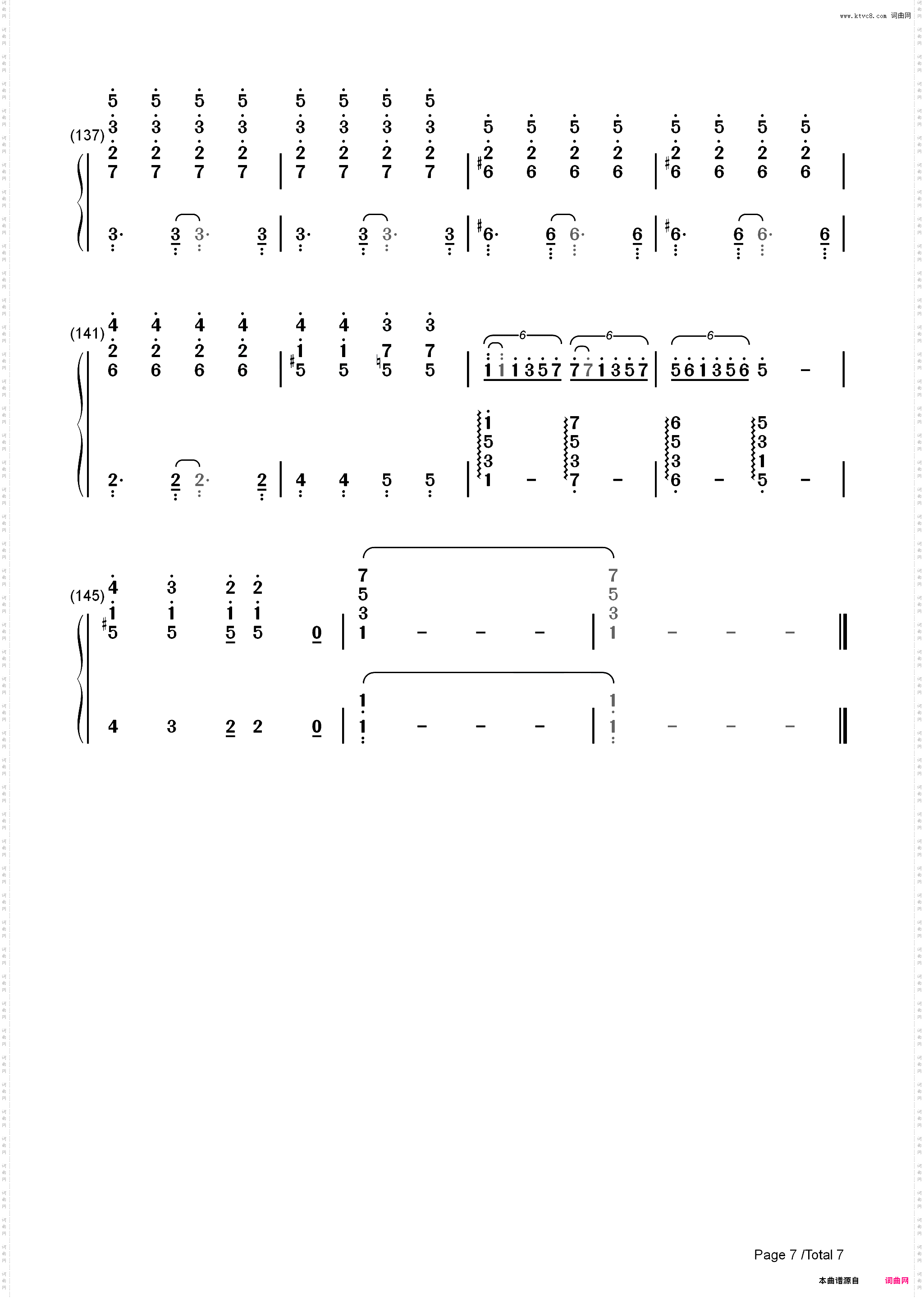 Underneath the Tree-Kelly Clarkson-圣诞主题歌_简谱版
