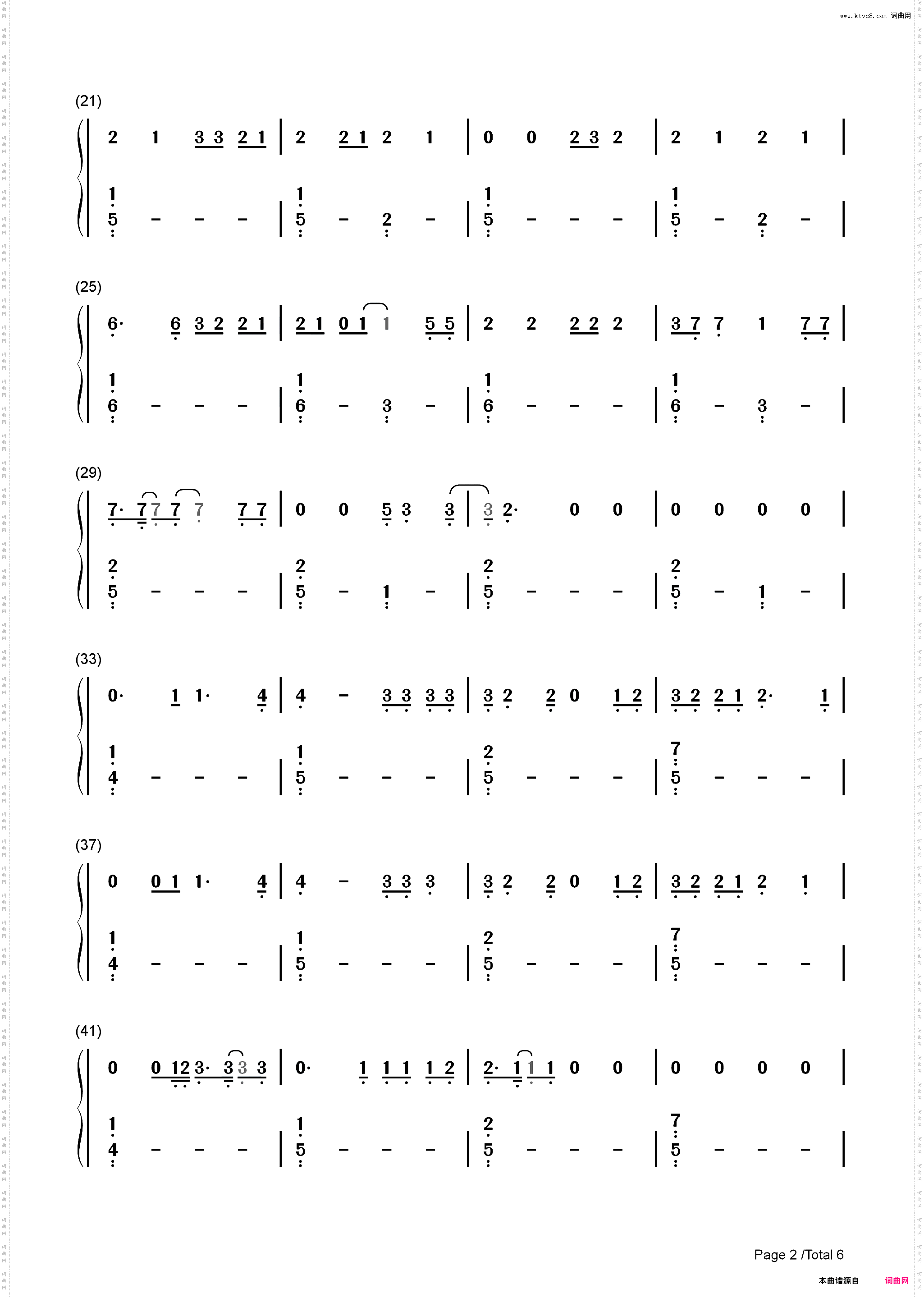 Tis the Damn Season-圣诞歌曲-Taylor Swift_简谱版