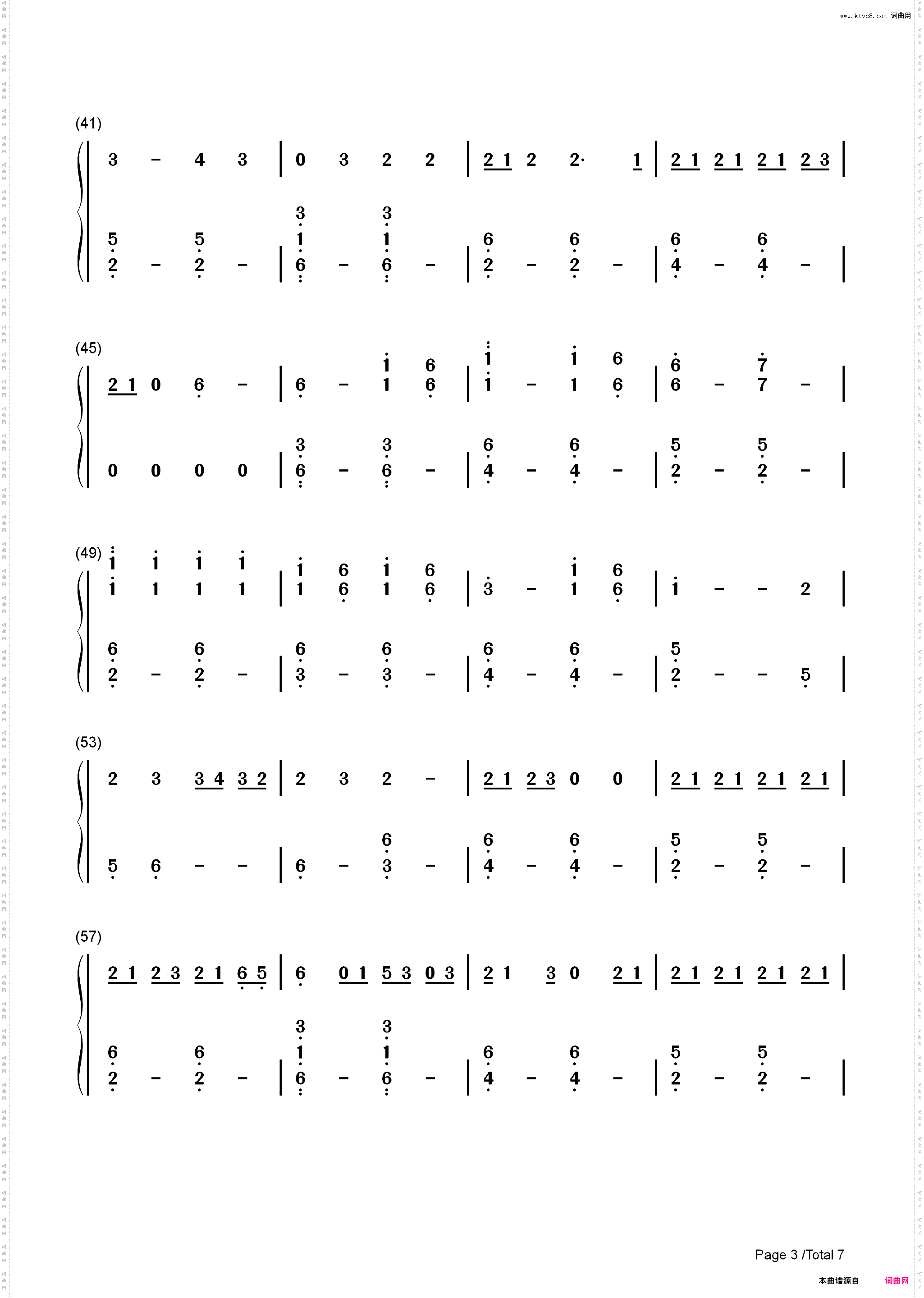 No Body No Crime-Taylor Swift_简谱版