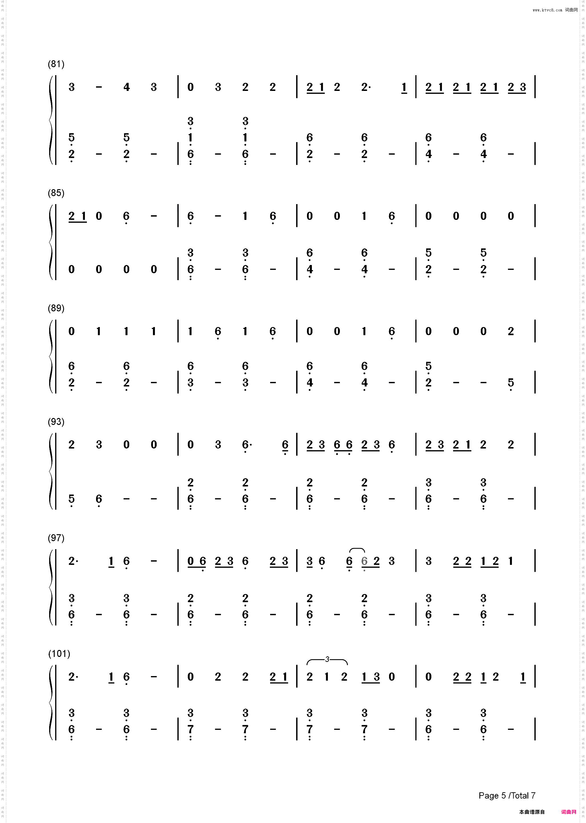 No Body No Crime-Taylor Swift_简谱版
