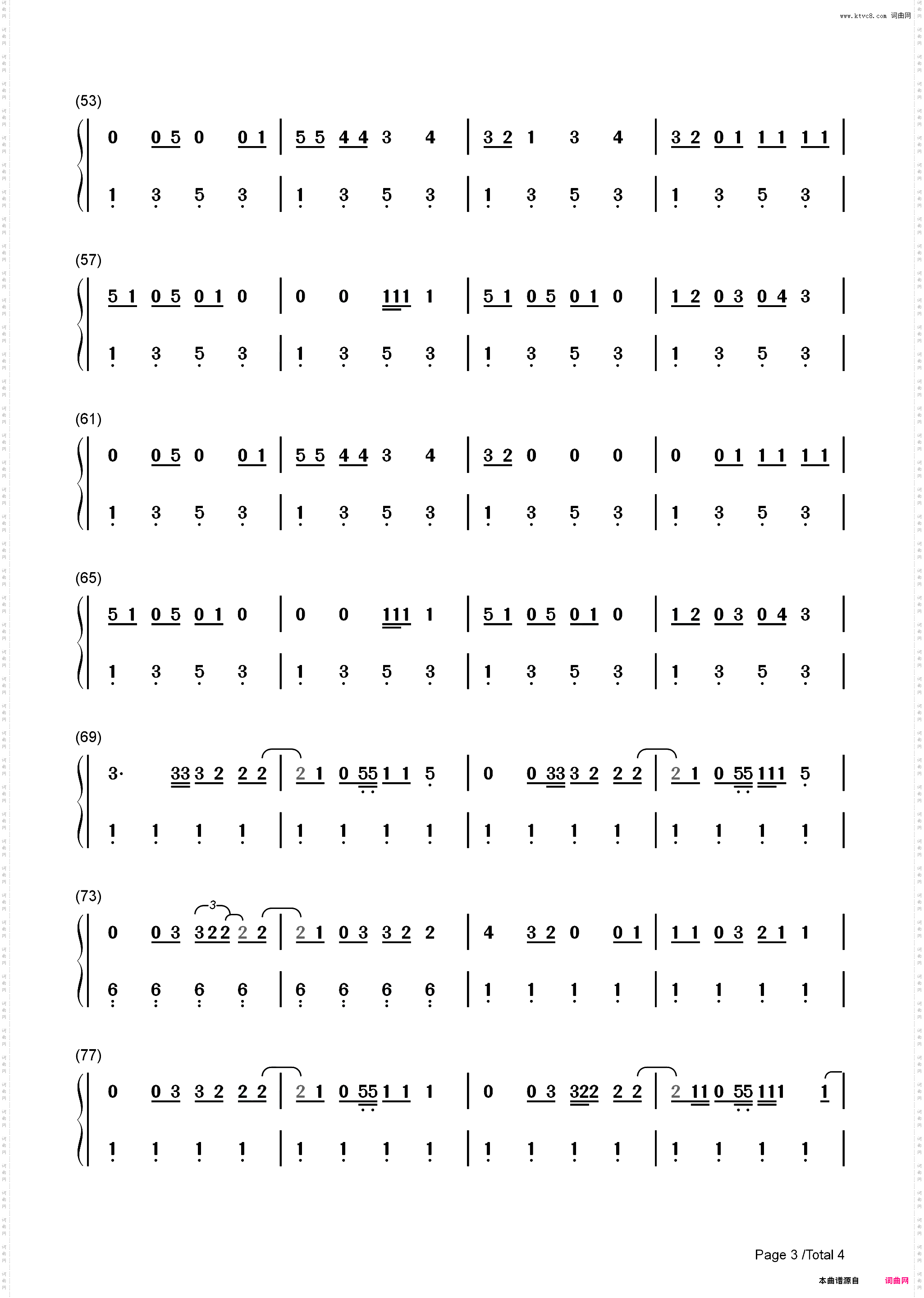 Mirrorball-Taylor Swift_简谱版