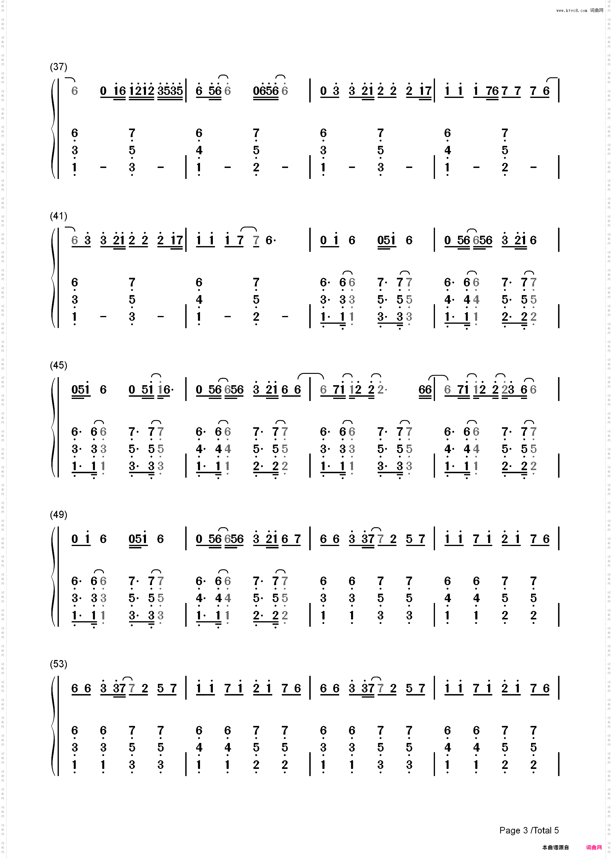 My Head My Heart-Ava Max_简谱版