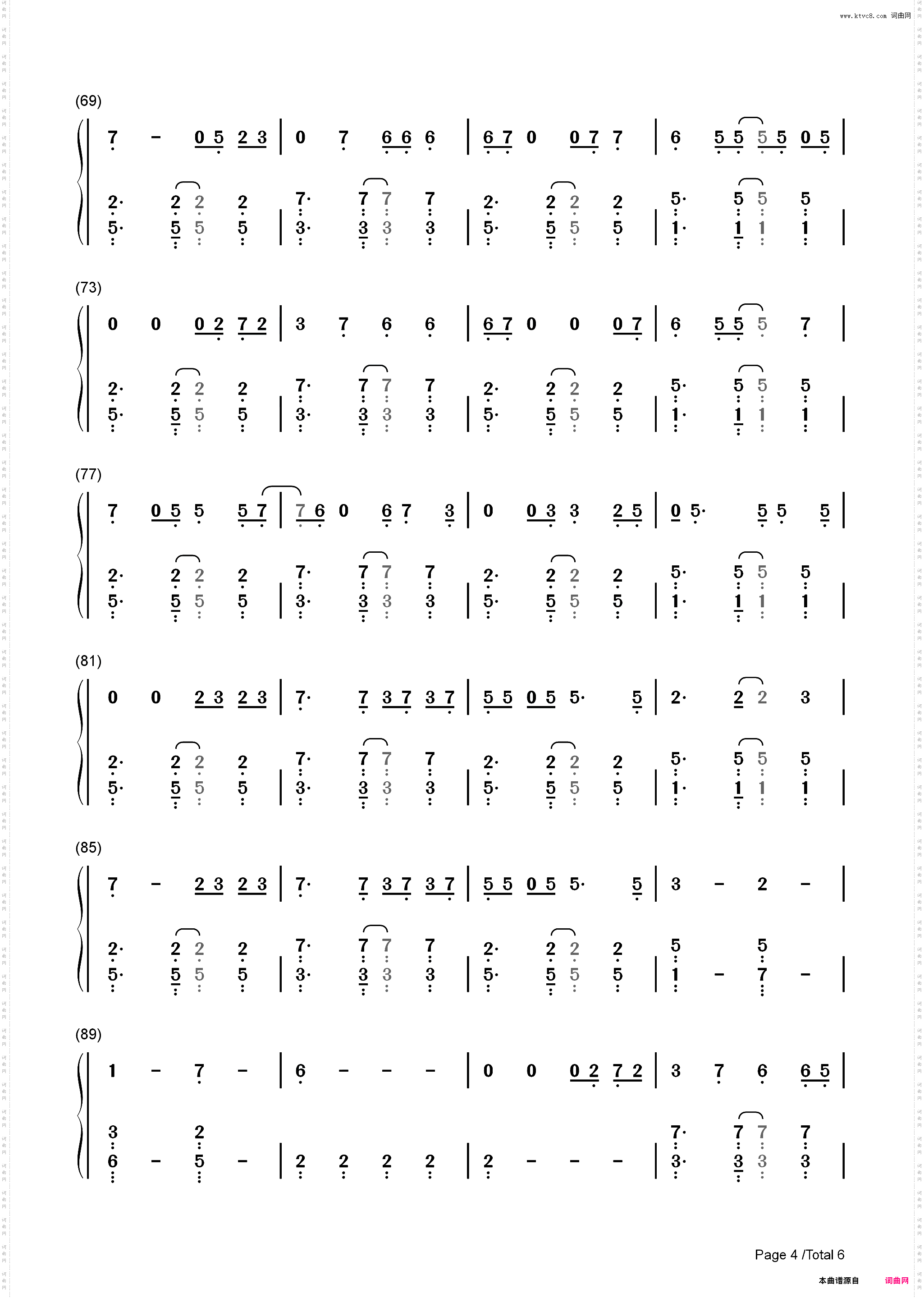 Bluebird-Miranda Lambert_简谱版