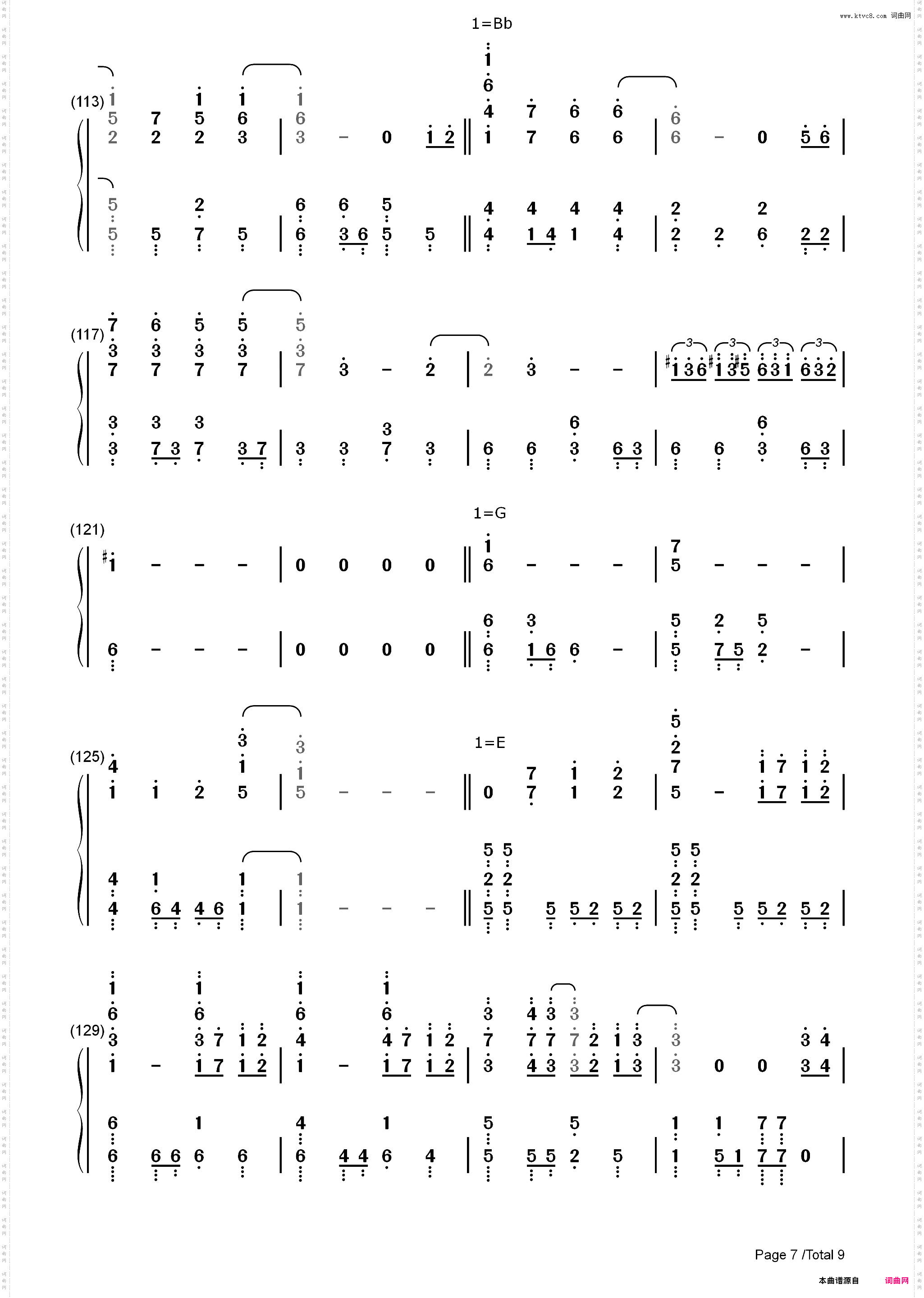 炎-鬼灭之刃无限列车篇主题曲_简谱版