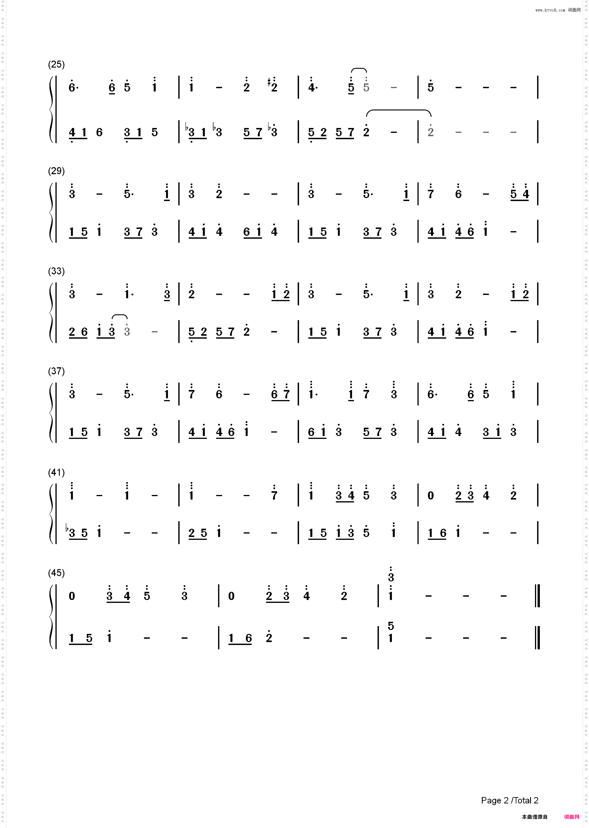 酒心巧克力II-我叫金三顺插曲_简谱版