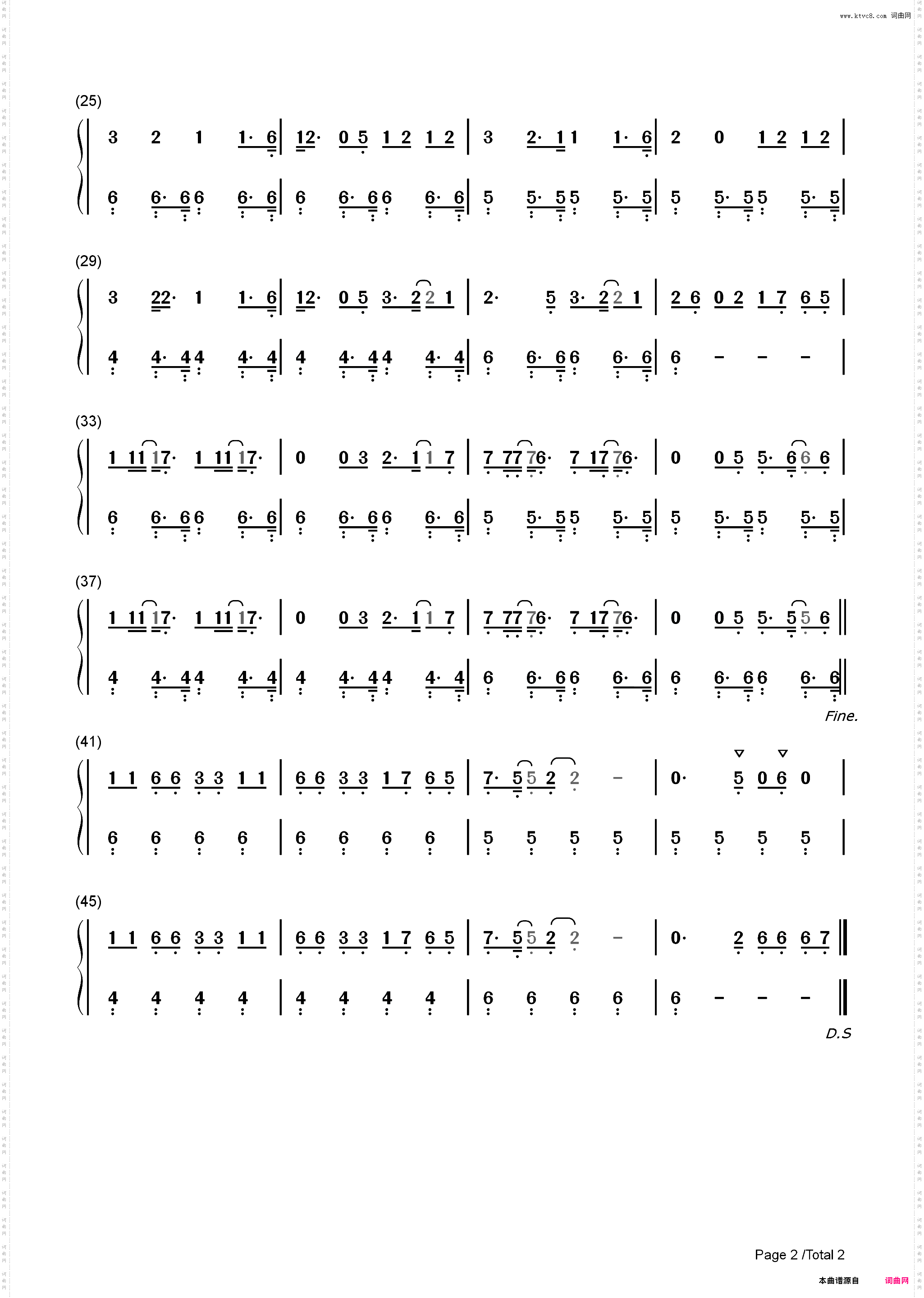 Breaking Me-Topic ft A7S_简谱版