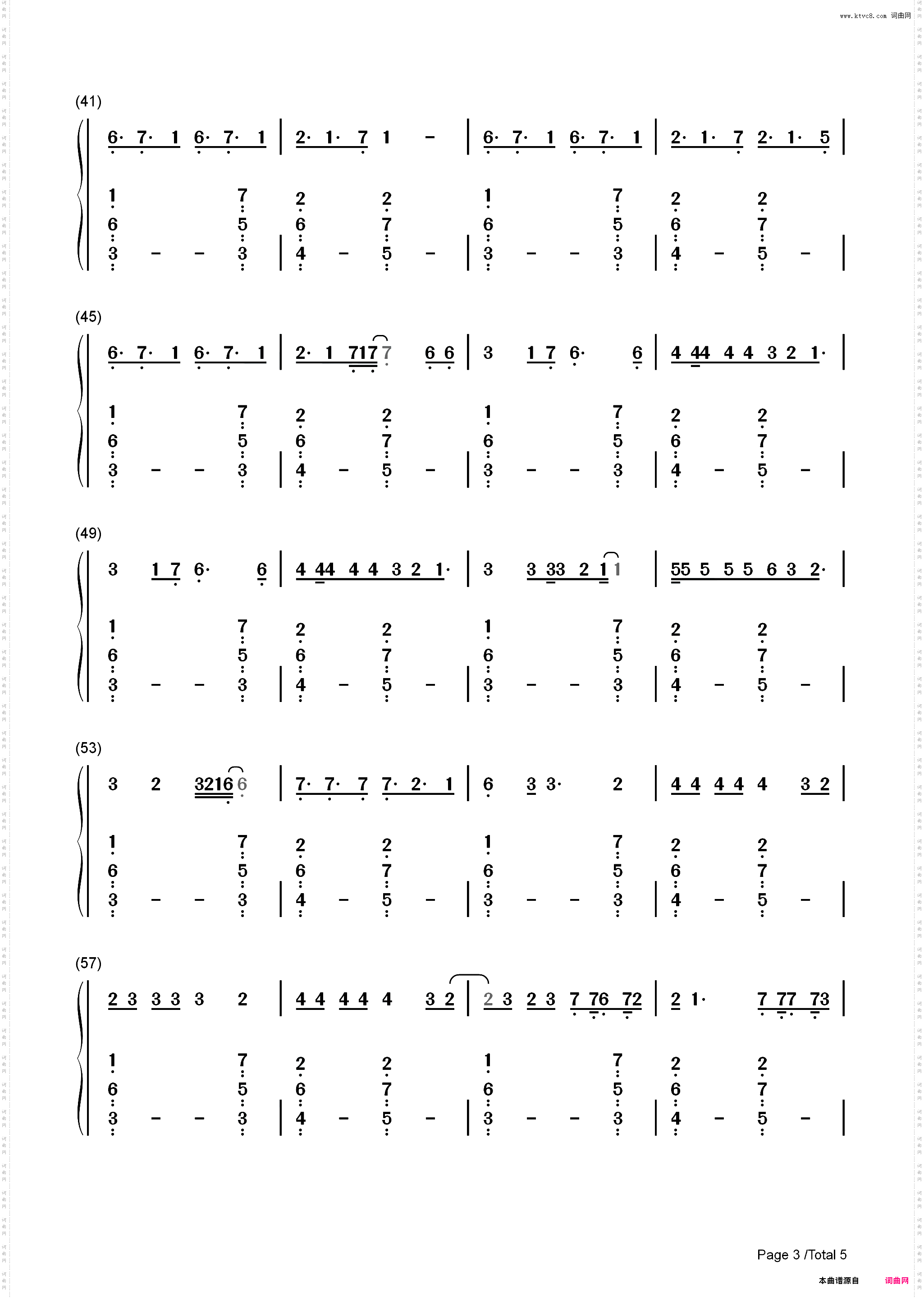 X-Jonas Brothers_简谱版