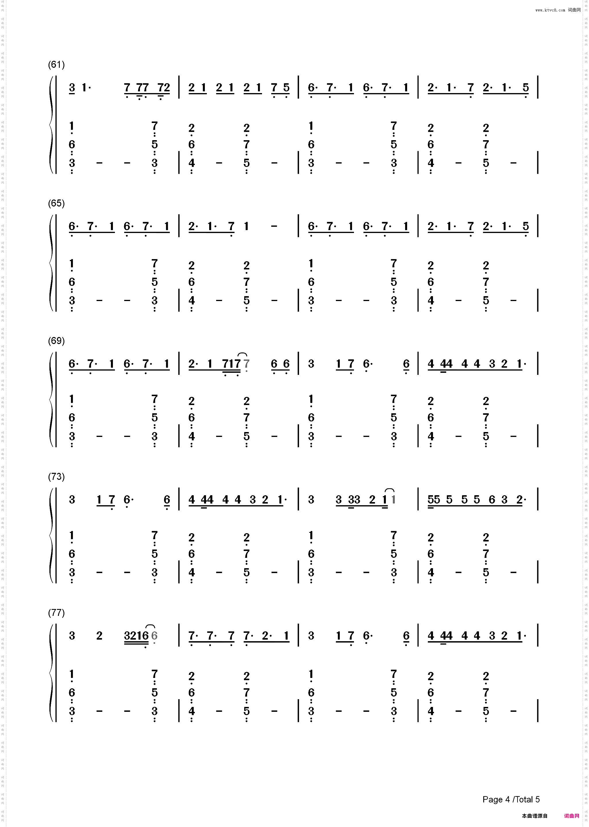 X-Jonas Brothers_简谱版