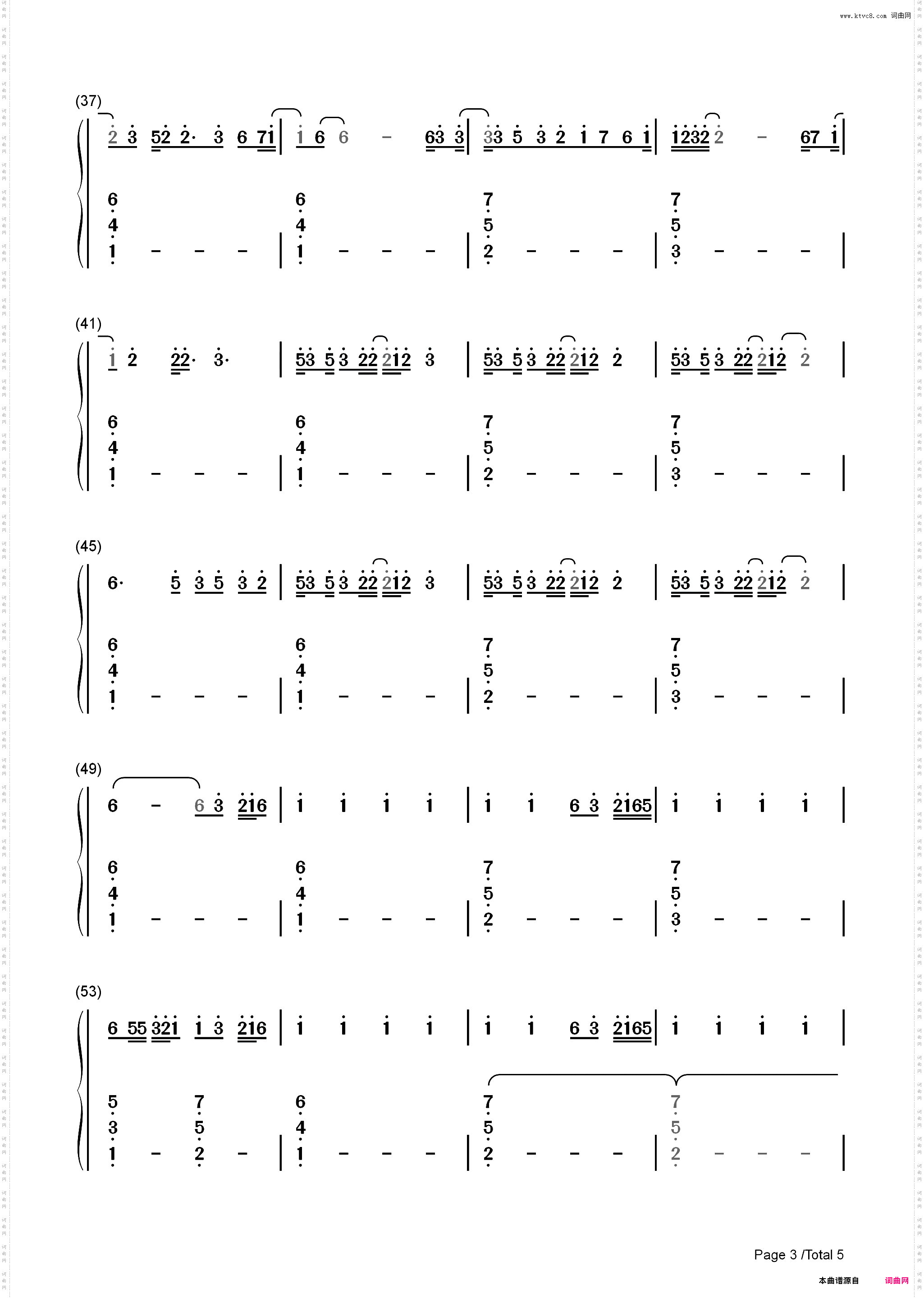 More and More-TWICE最新回归曲_简谱版
