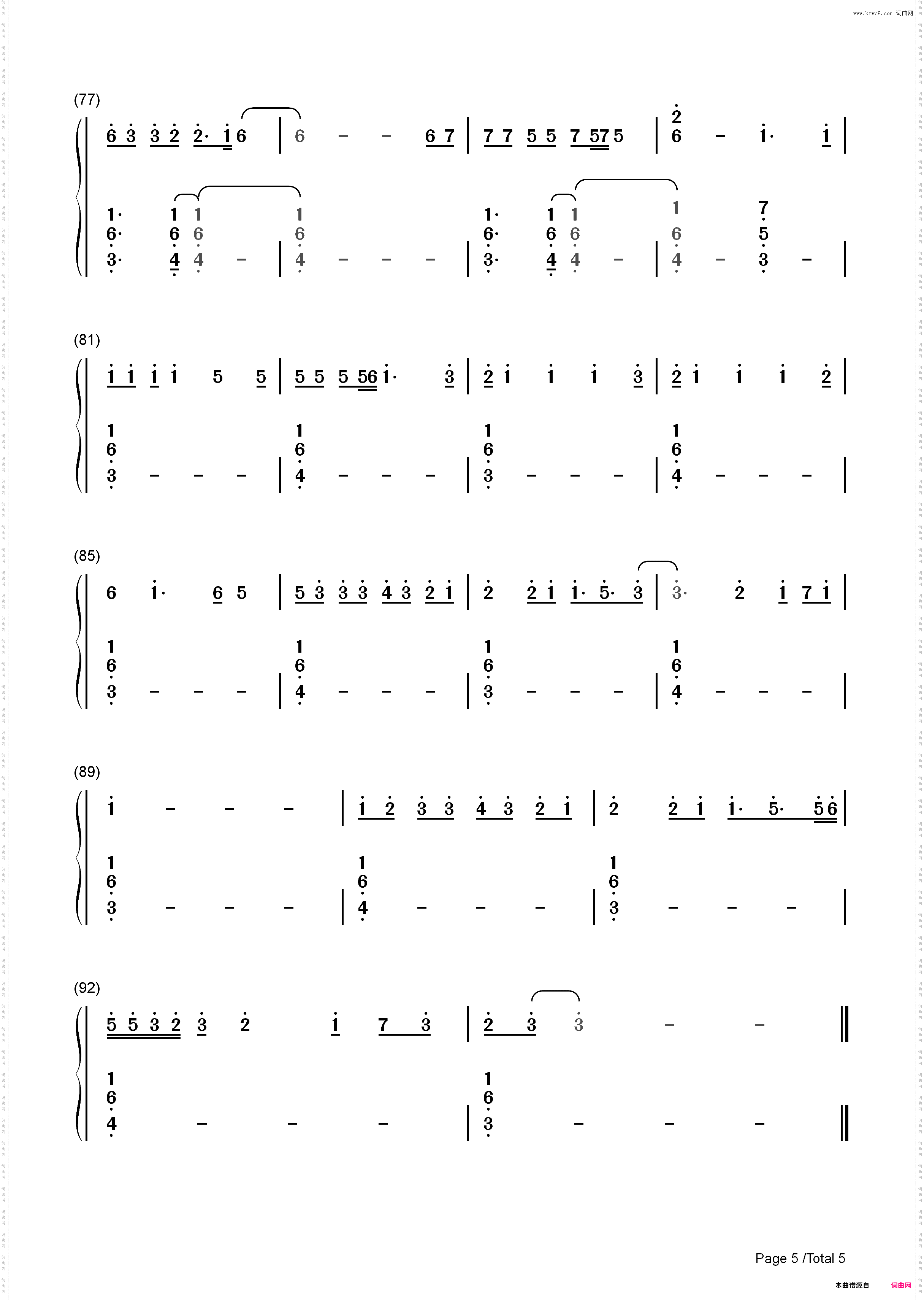 Rain on Me-Lady Gaga ft Ariana Grande_简谱版