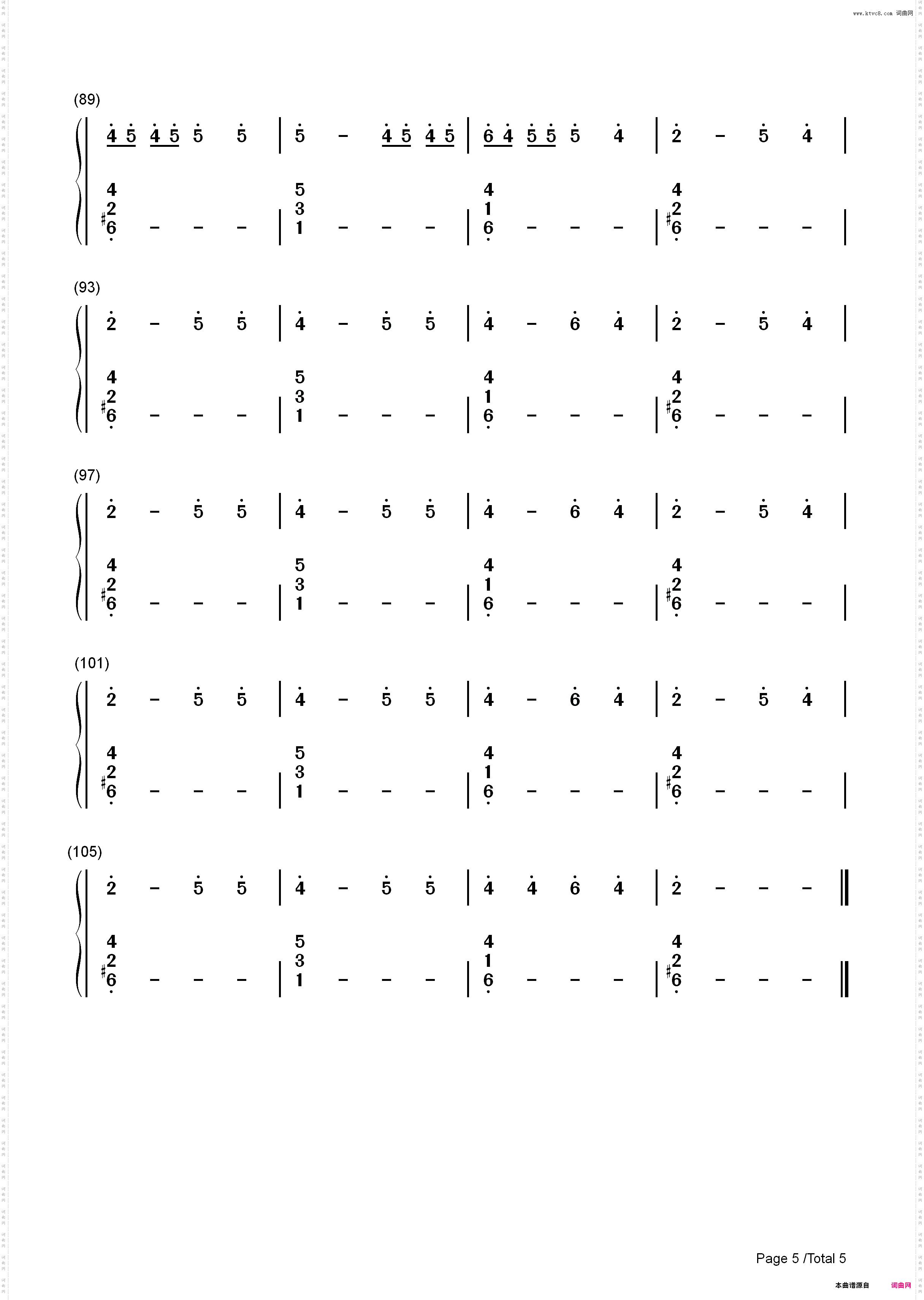 Saved My Life-Sia_简谱版
