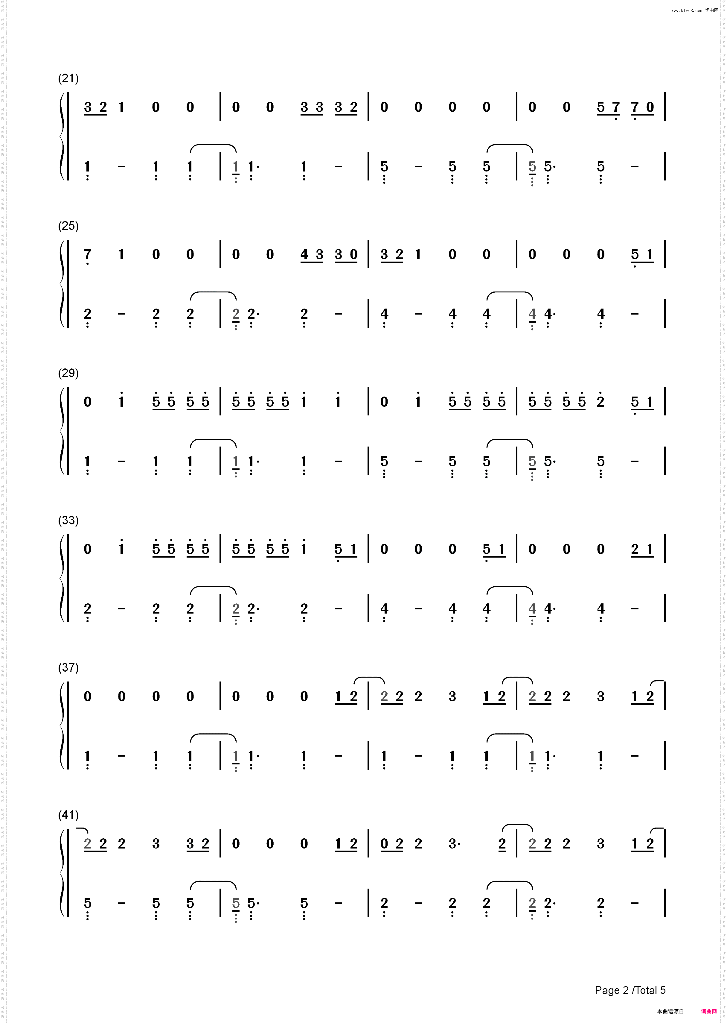 Only the Young-美国甜心小姐宣传曲_简谱版