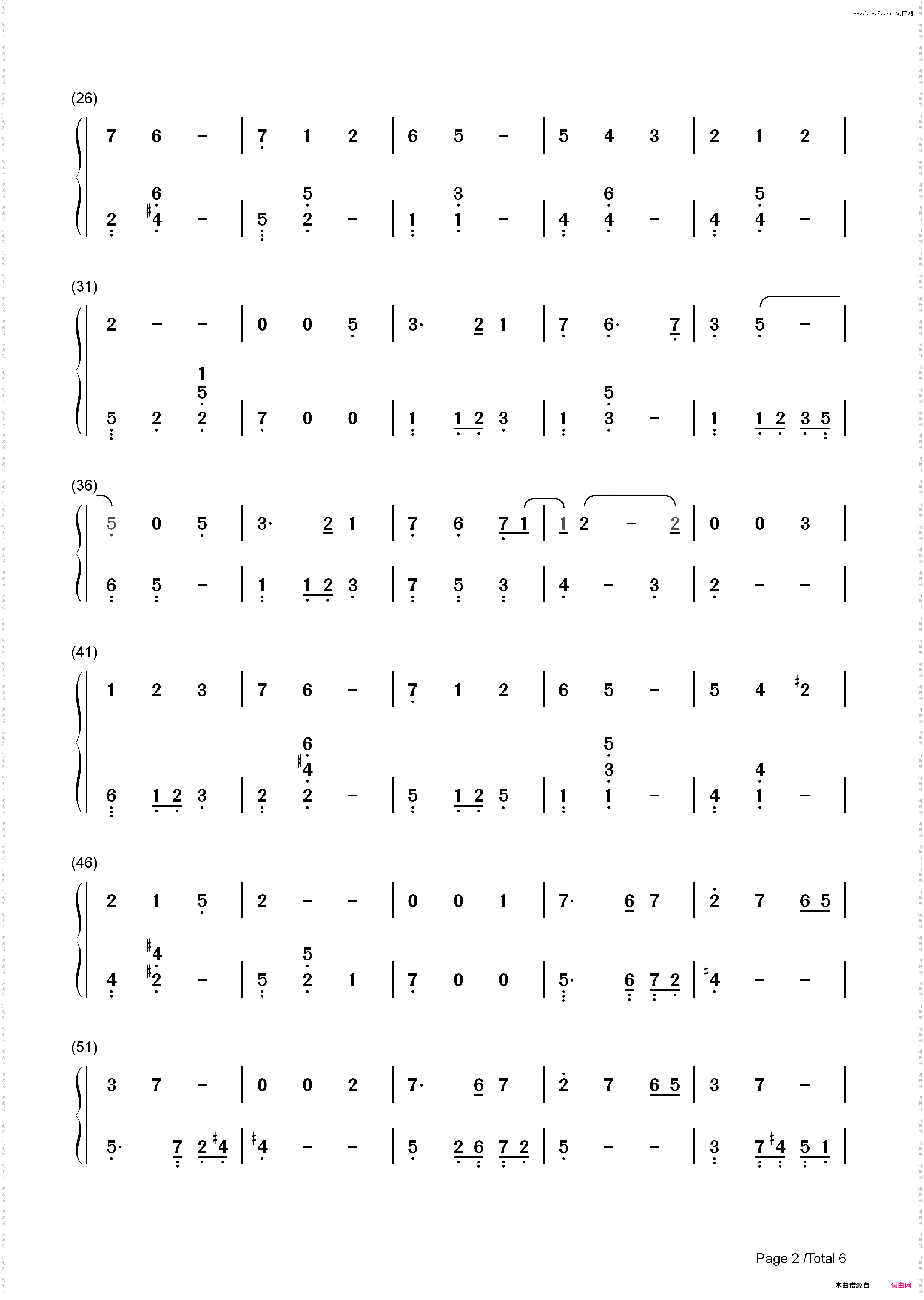 满足-肖战_简谱版