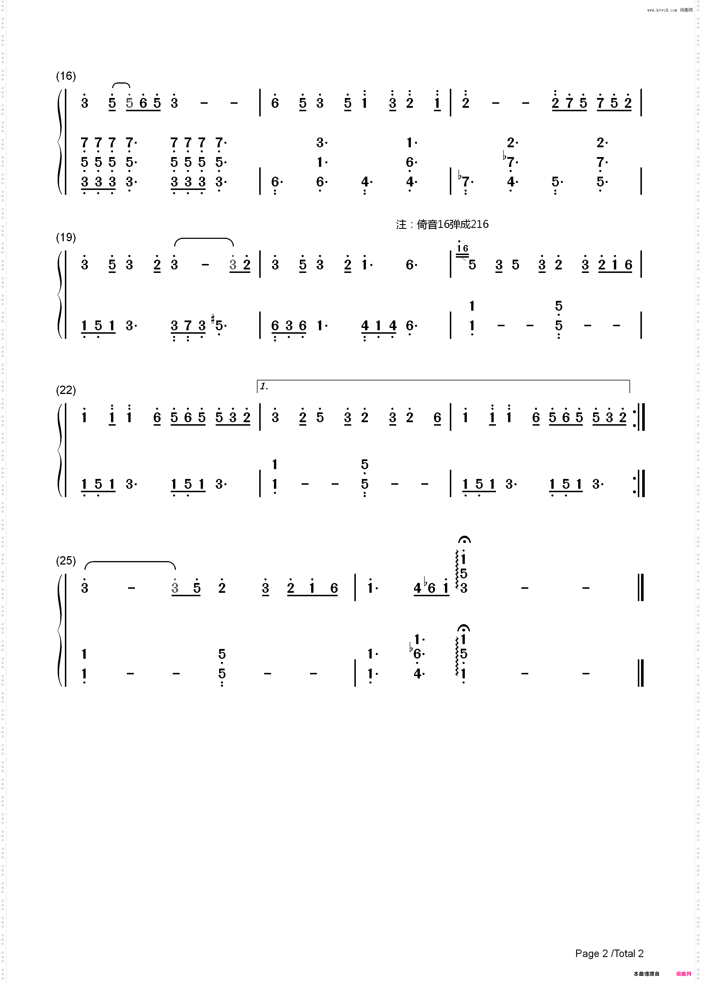 旧情绵绵-林文信版_简谱版